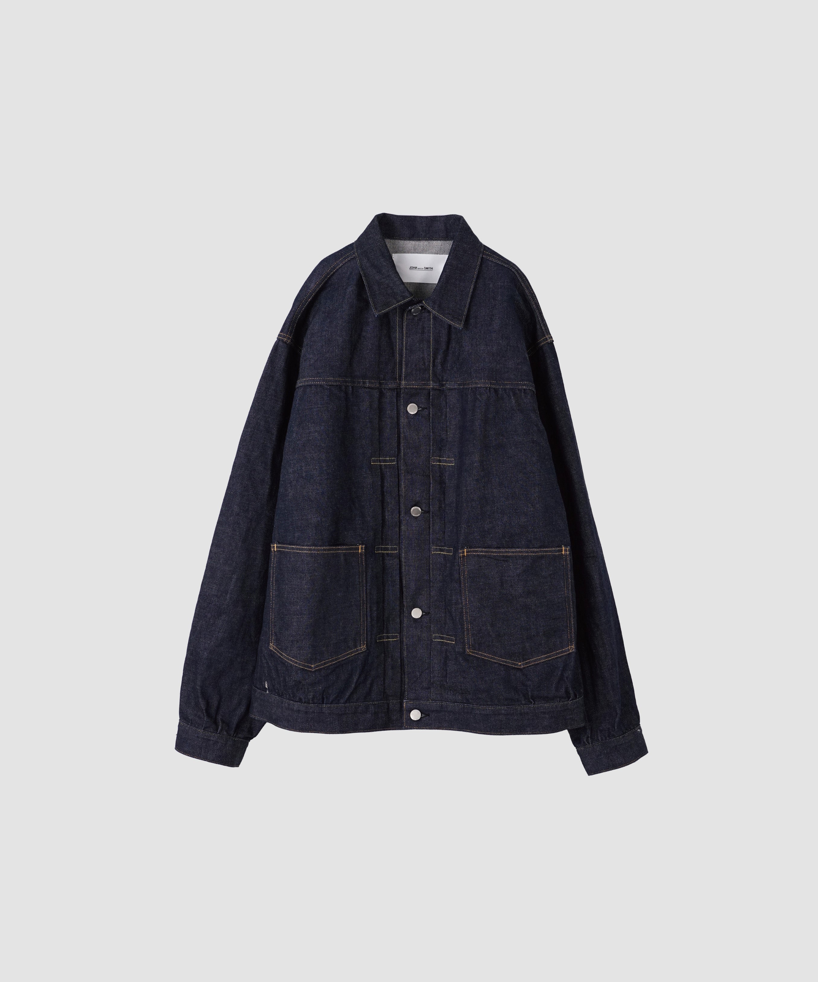 15oz SELVEDGE DENIM TRUCKER JACKET INDIGO ONE WASH