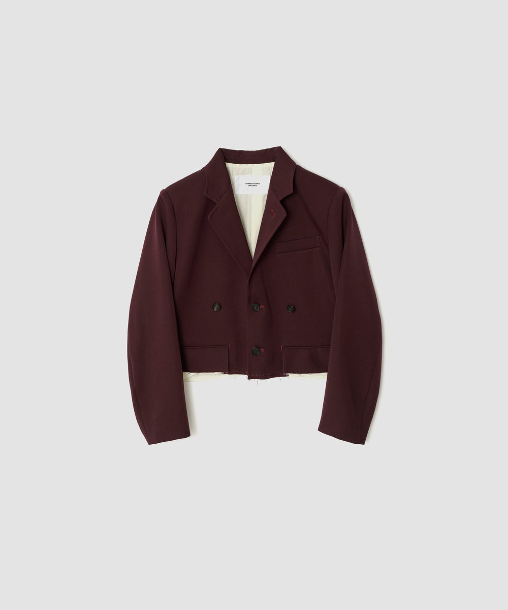 WOOL DOESKIN CUT OFF JACKET – JOHN MASON SMITH JANE SMITH
