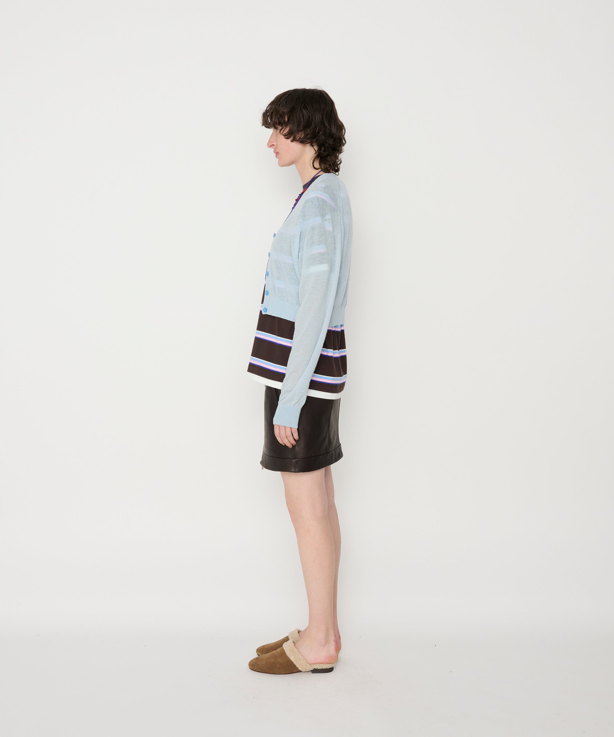 12G CASHMERE SHORT CARDIGAN