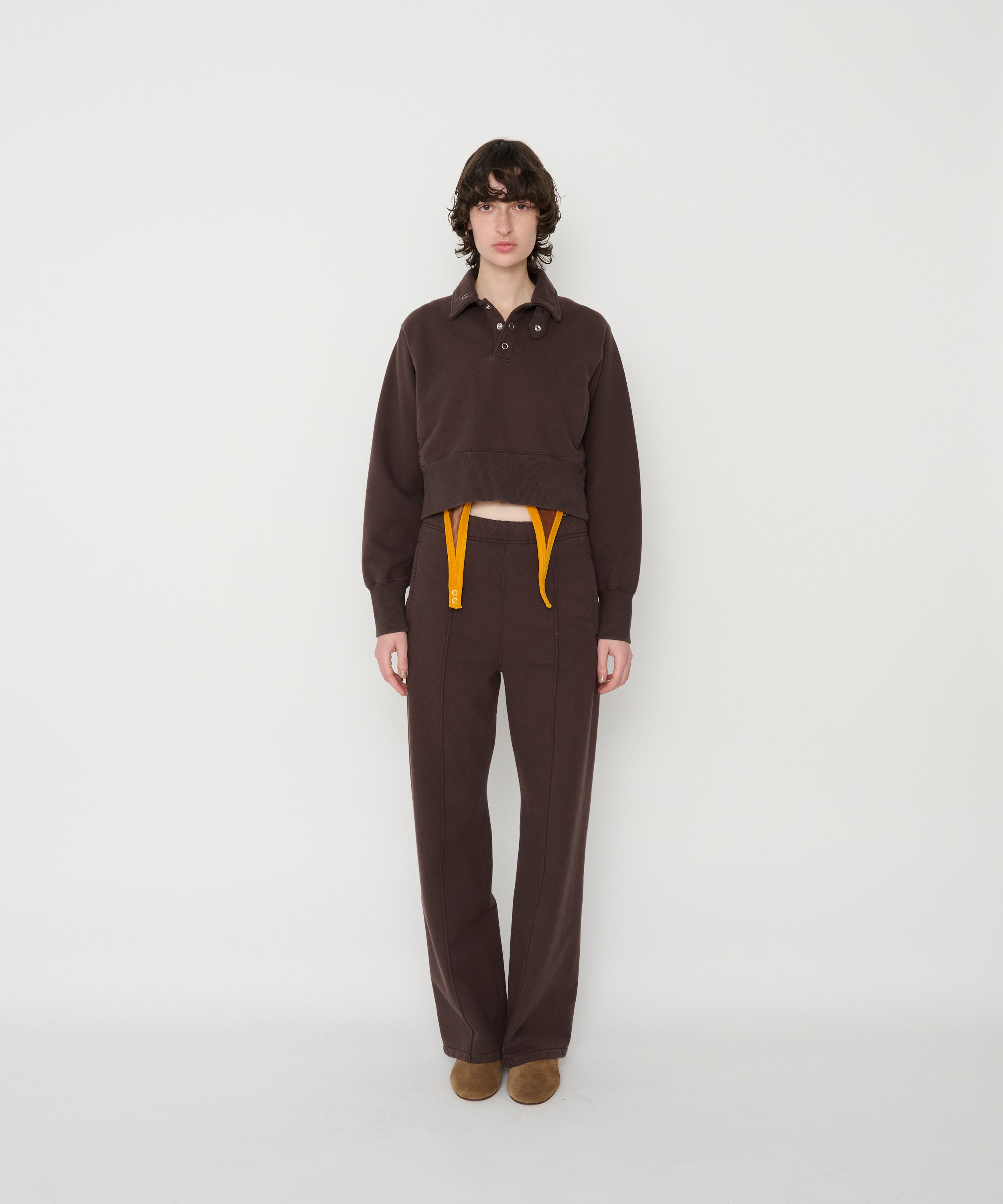 FROSTING COTTON FLEECE PANTS