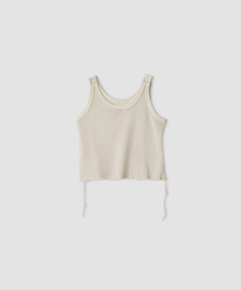 COTTON POLYESTER MESH TANK TOP – JOHN MASON SMITH JANE SMITH