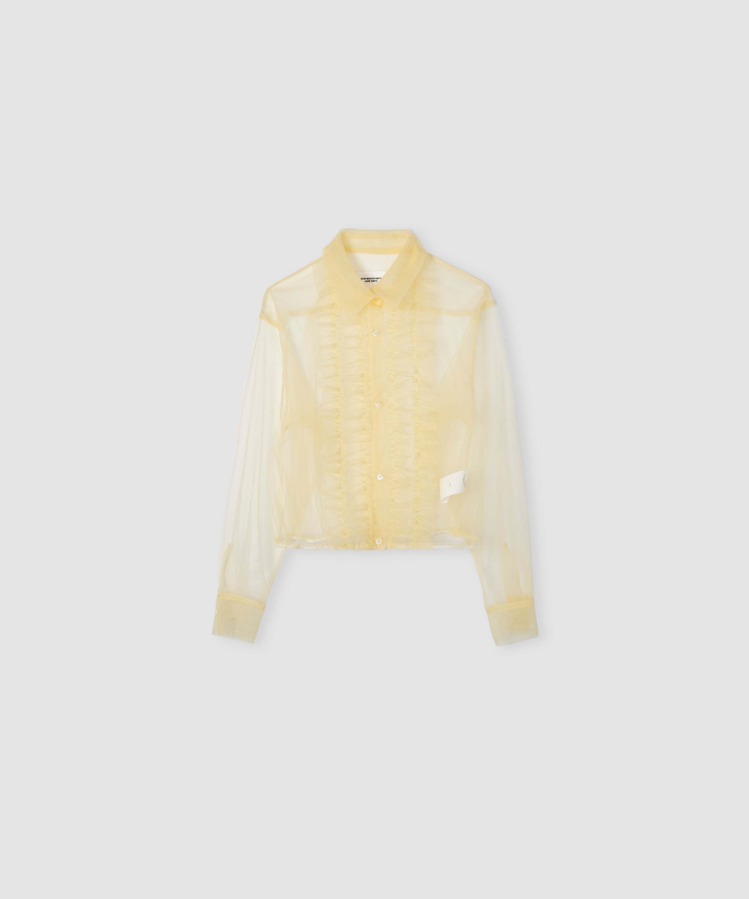 NYLON TULLE FRILLS SHIRTS