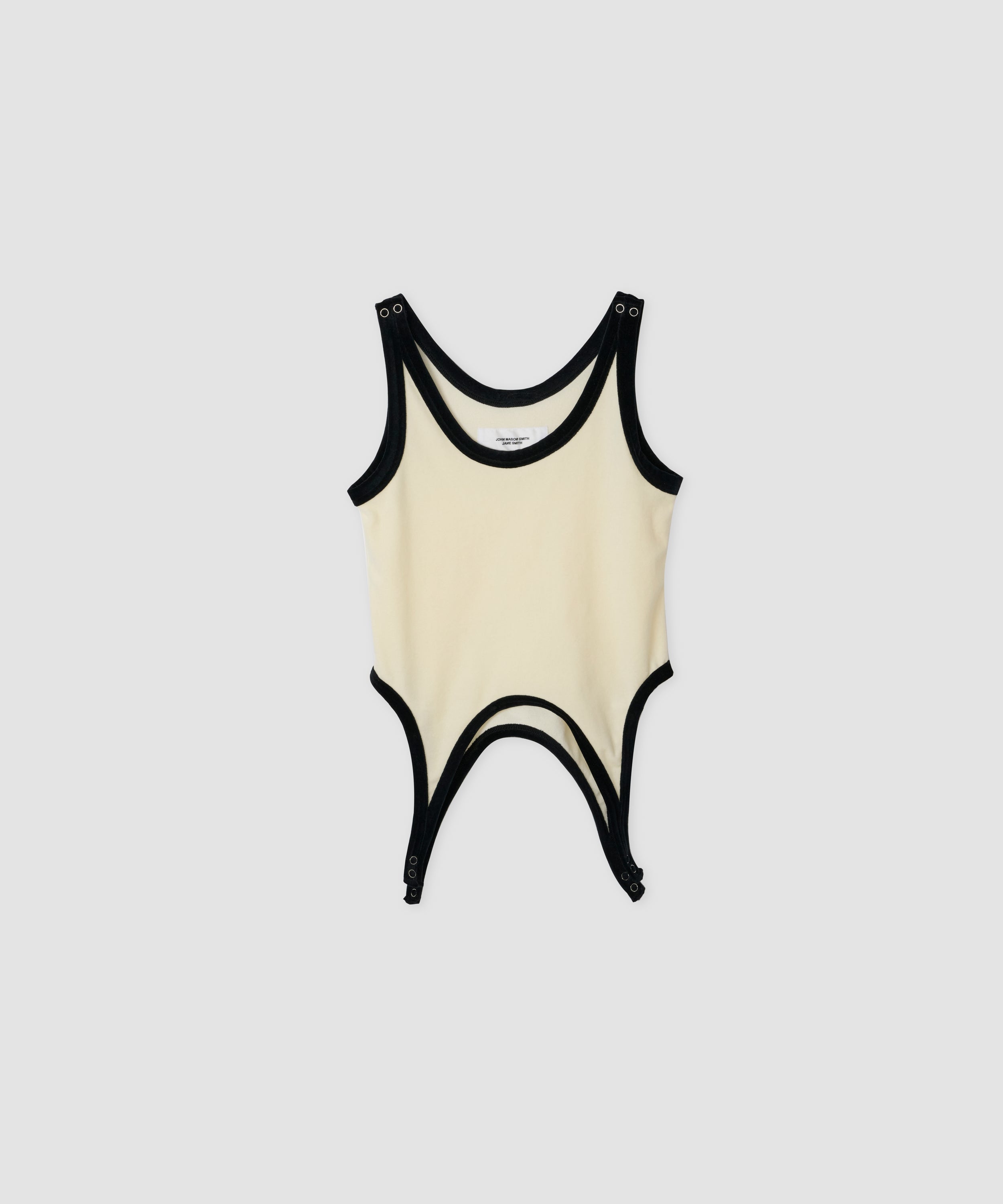 COTTON VELOUR UP AND DOWN TANK TOP