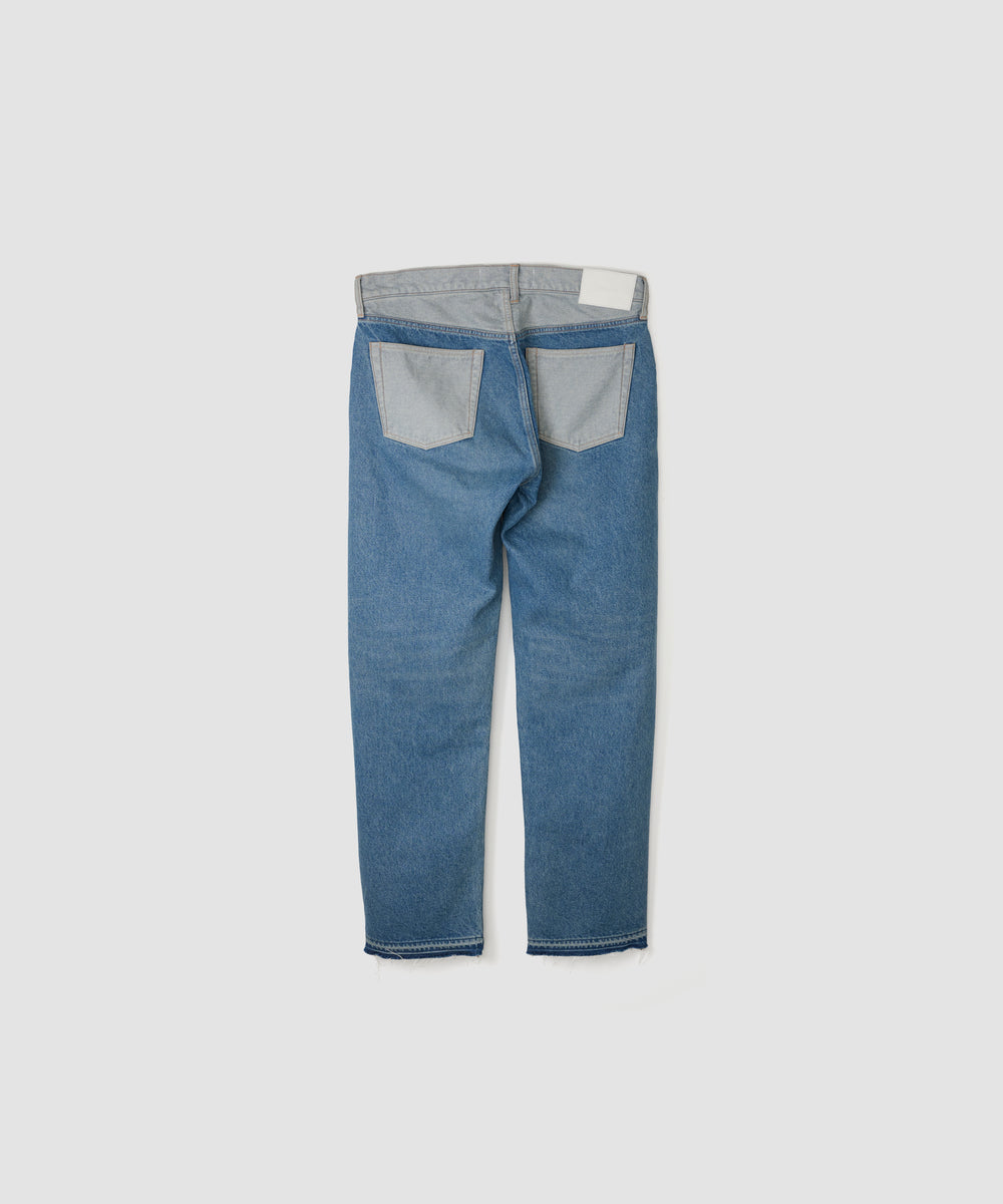 エッセンシャルズ デニム ジーンズ インディゴ 5Pocket Jean パンツ 13oz INSIDE OUT DENIM 5POCKET PANTS – JOHN MASON SMITH JANE SMITH
