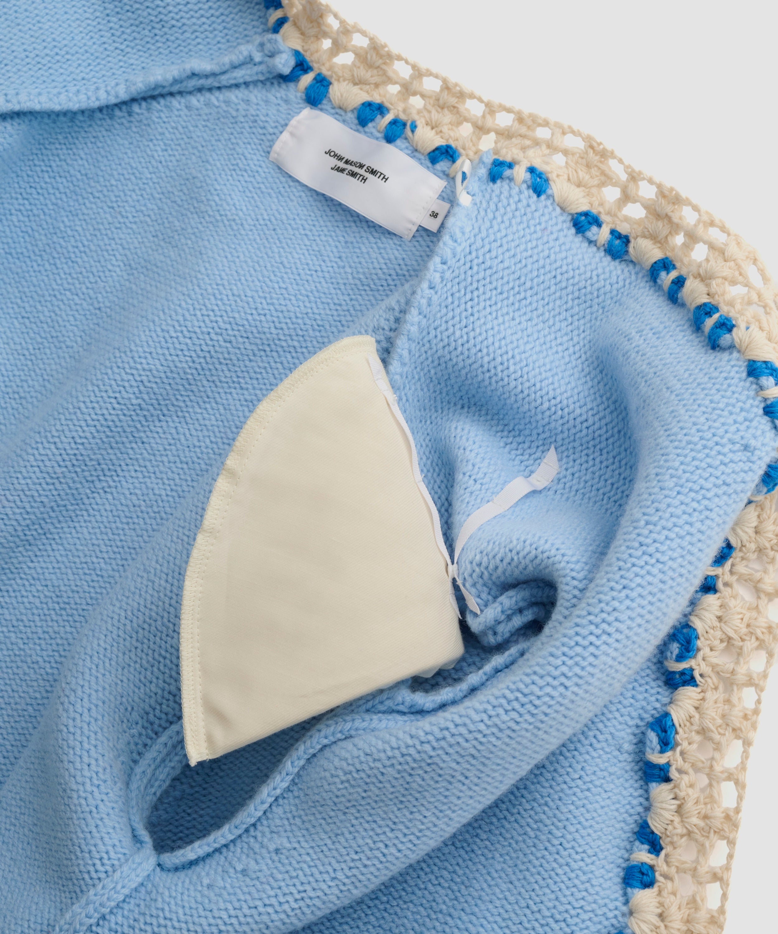 5G PLAIN STITCH AND CROCHET JACKET CARDIGAN