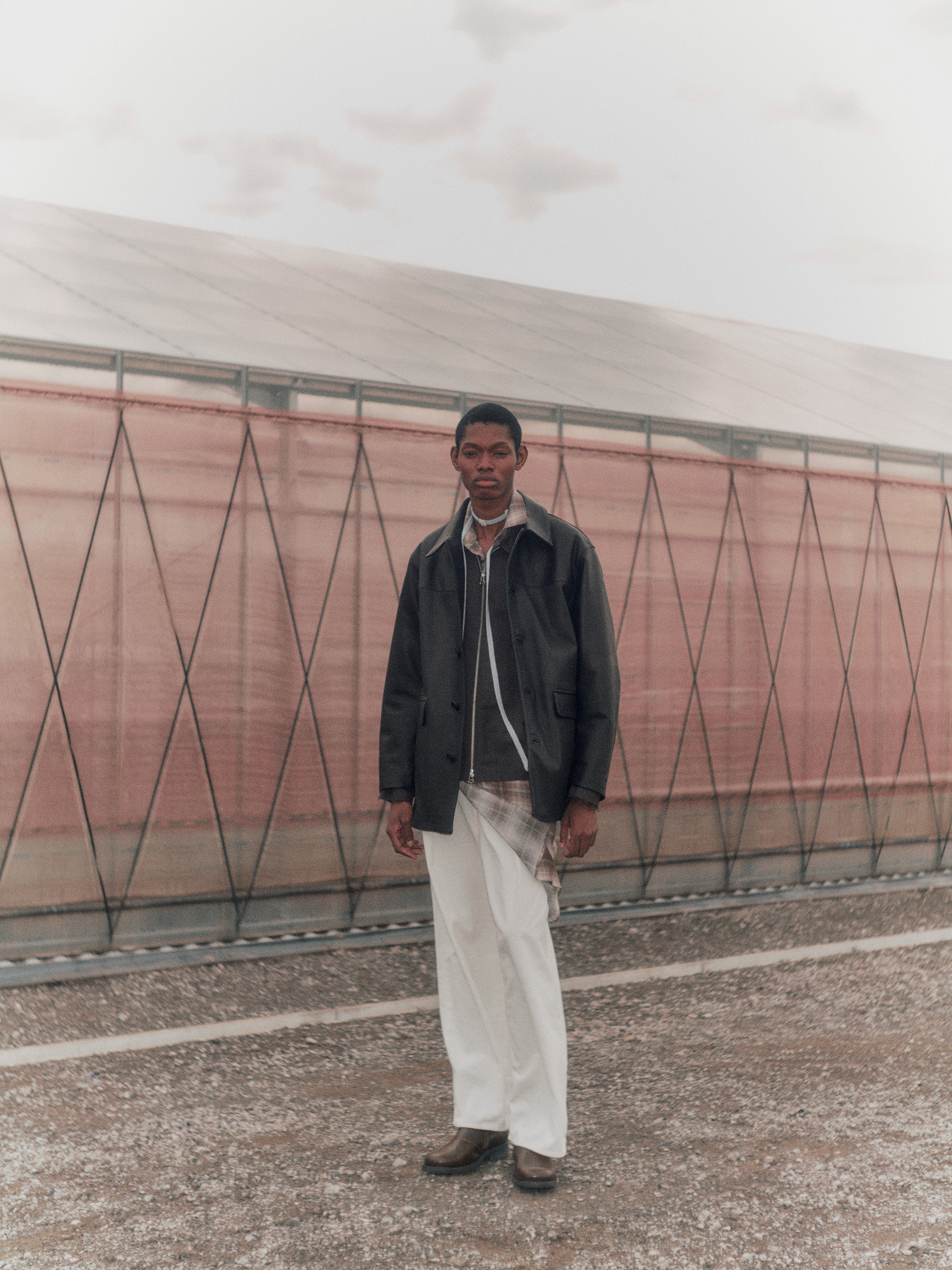 8W COTTON CORDUROY TUCK 5 POCKET PANTS