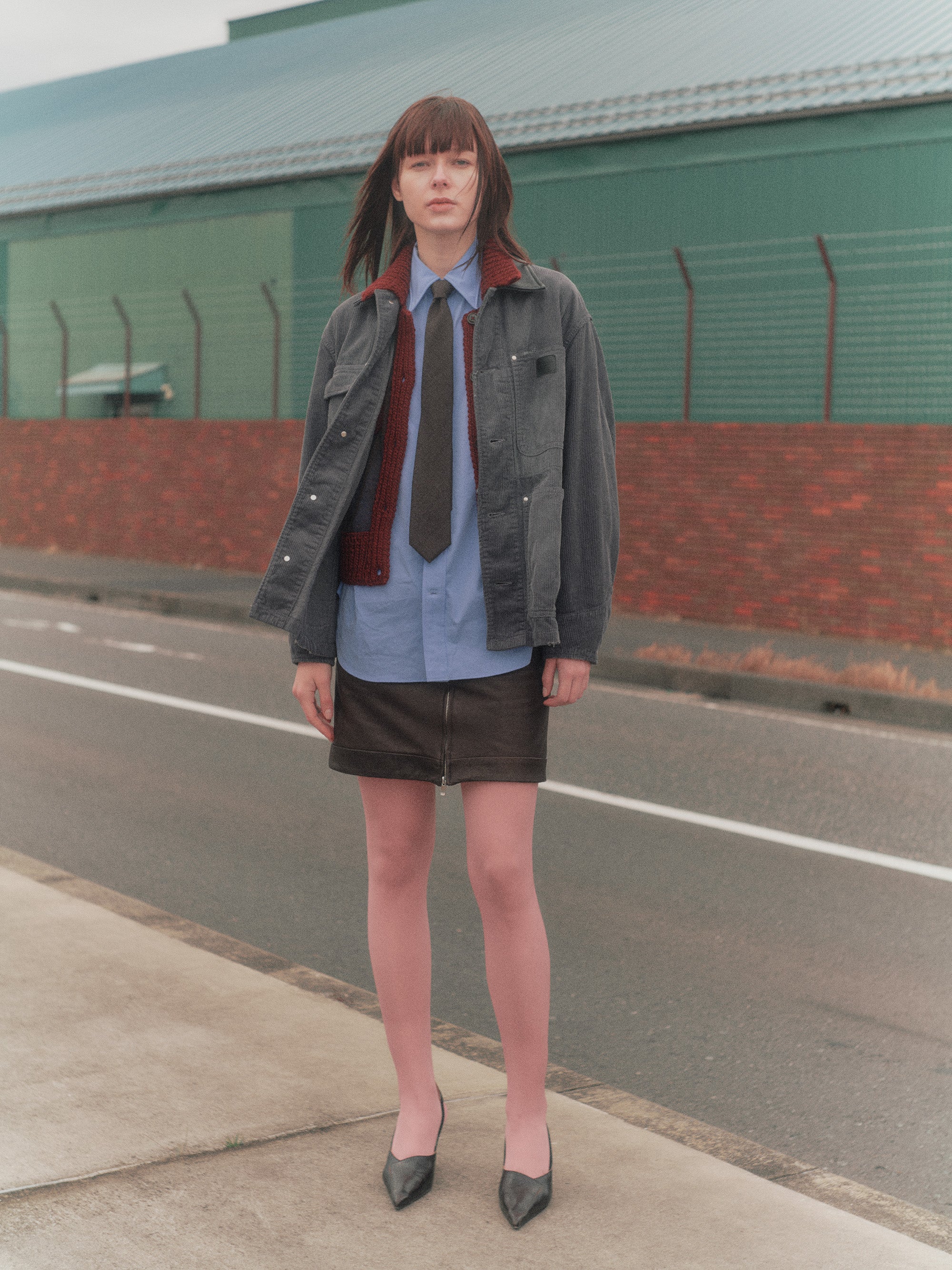 WASHED COTTON BROAD WIRE SHIRT