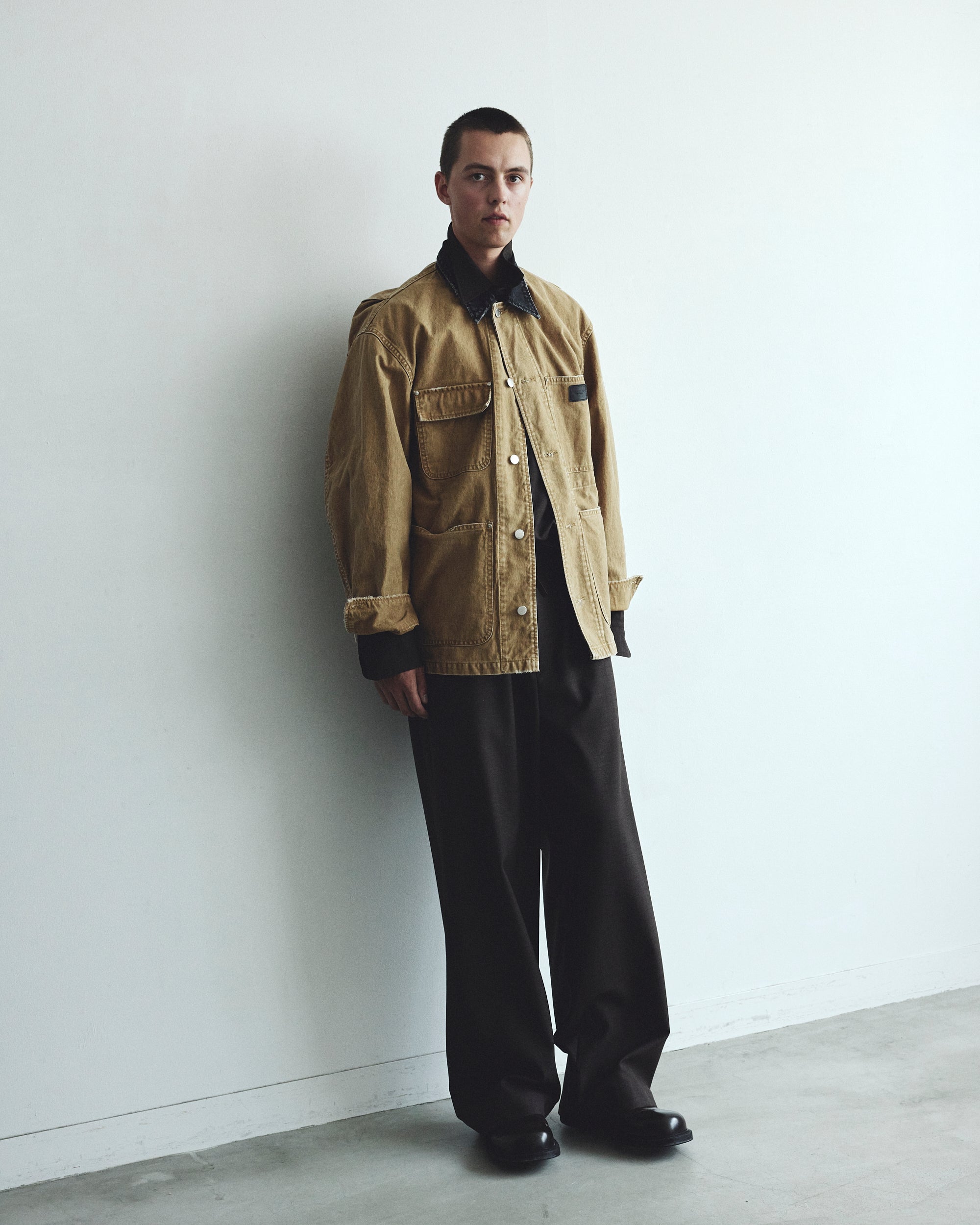 SULFUR DYE HEAVY DUCK CLOTH COVERALL