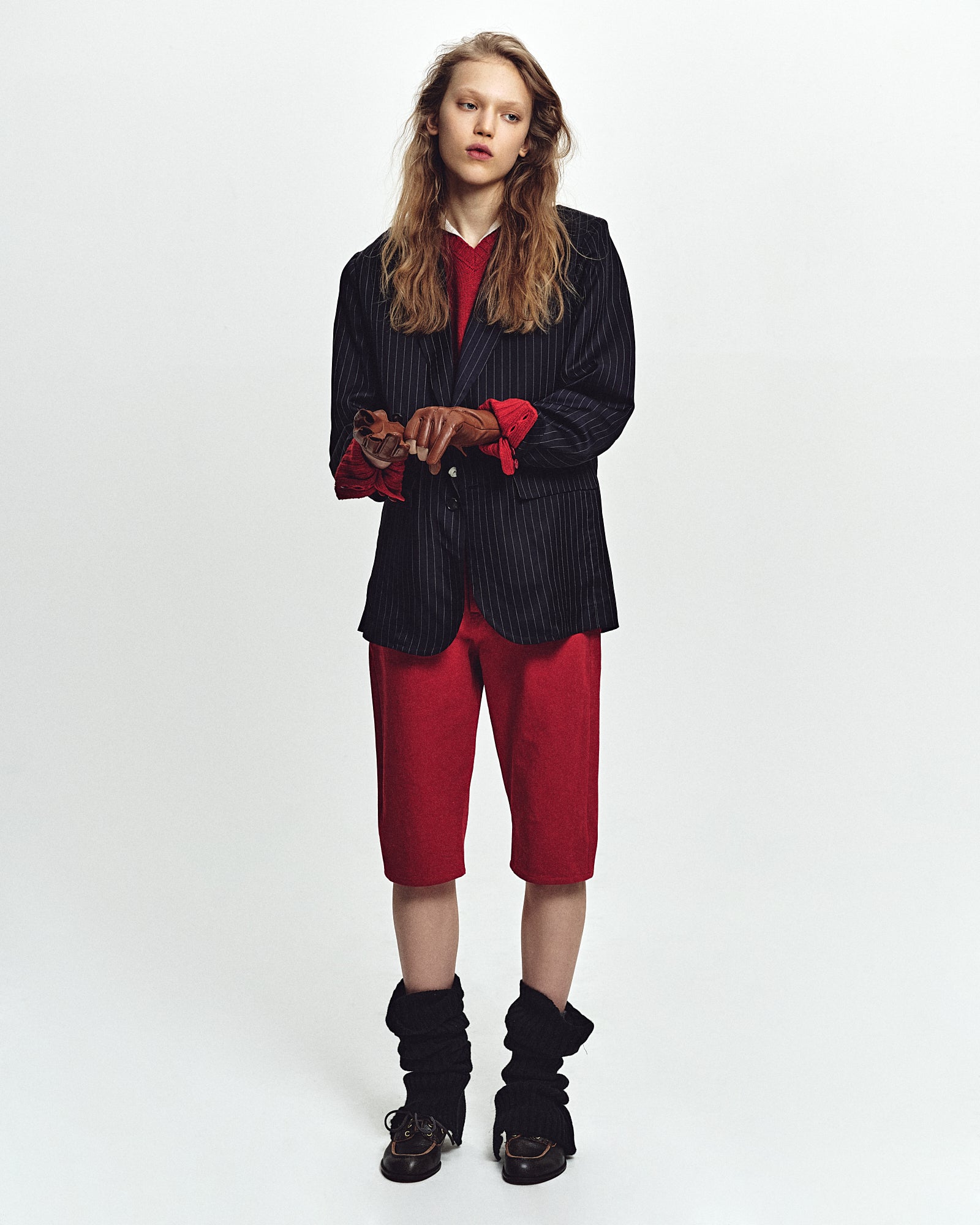 5G LAYERED V NECK SWEATER