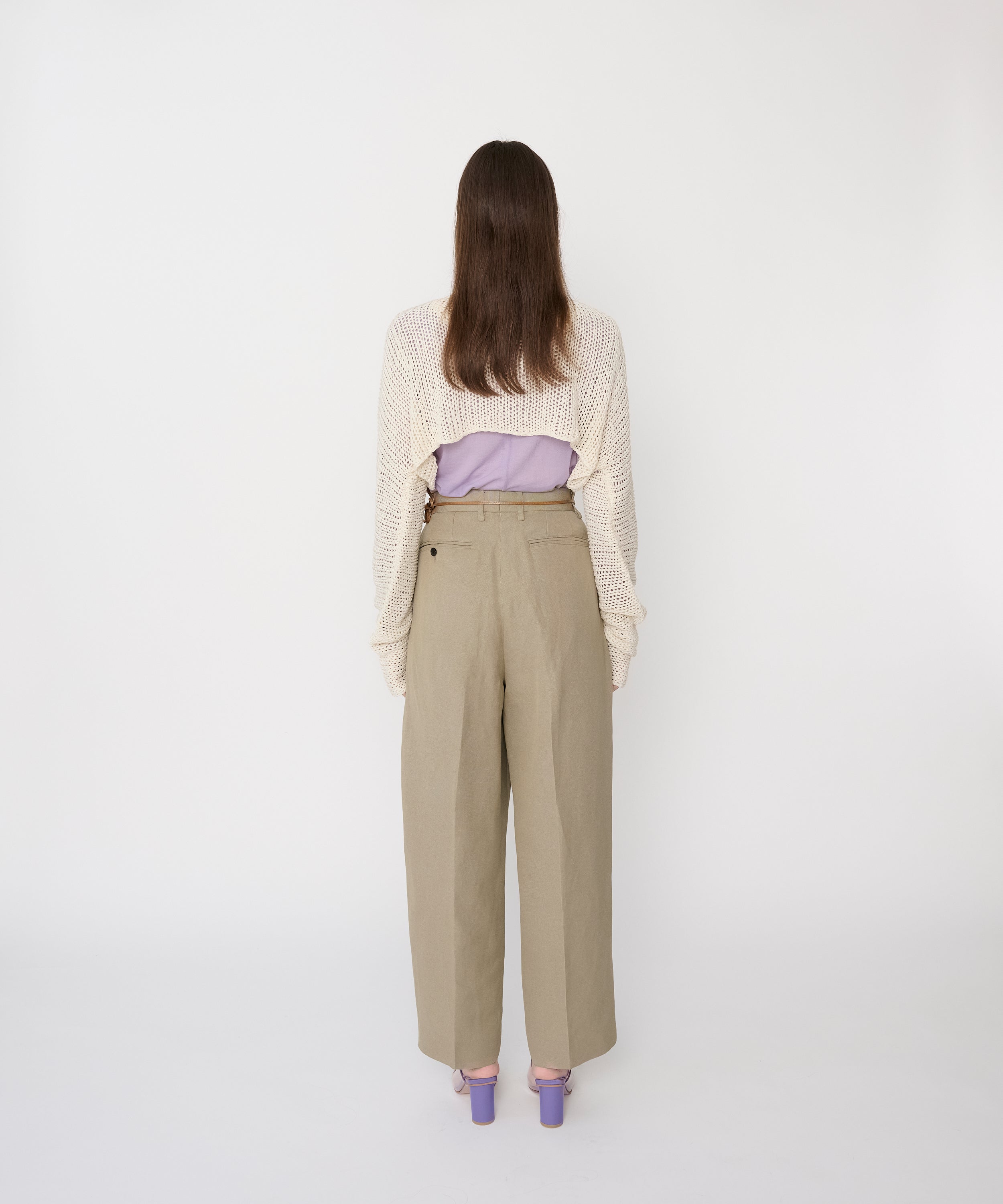 RAYON LINEN SIDE TUCK SLACKS – JOHN MASON SMITH JANE SMITH