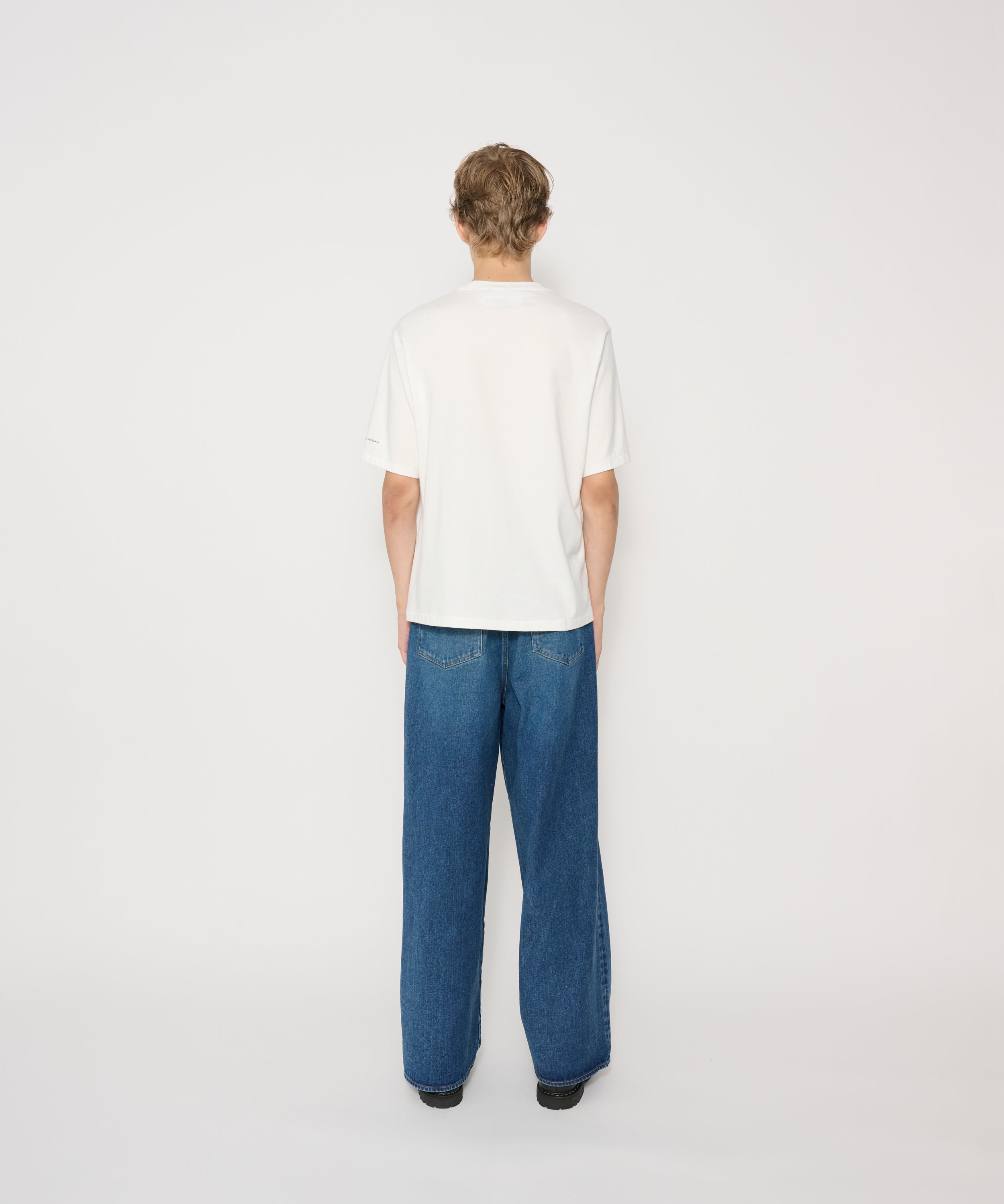 14.5oz DENIM IN TUCK COMFORT TAPERED PANTS