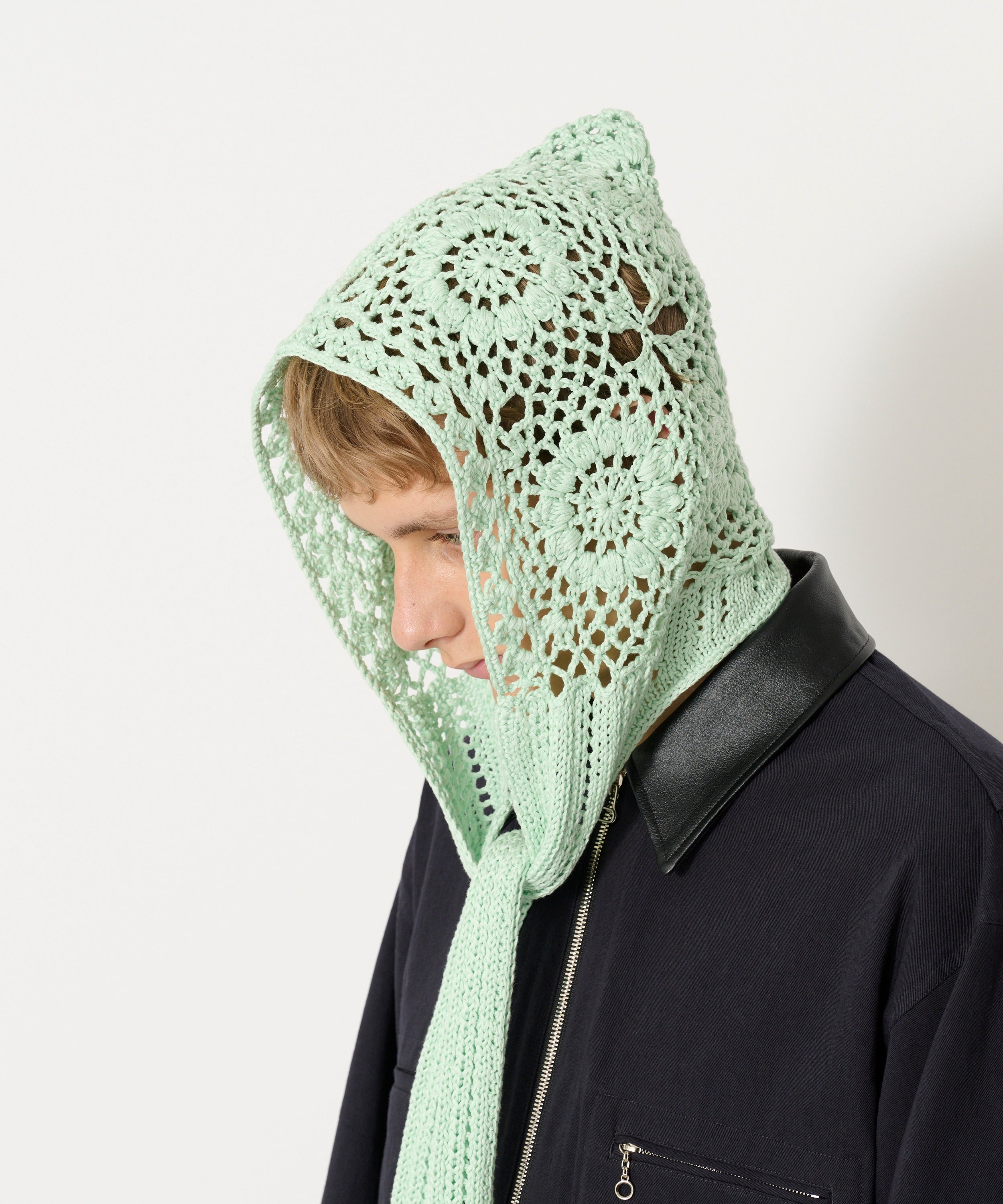 CROCHET HOOD STOLE