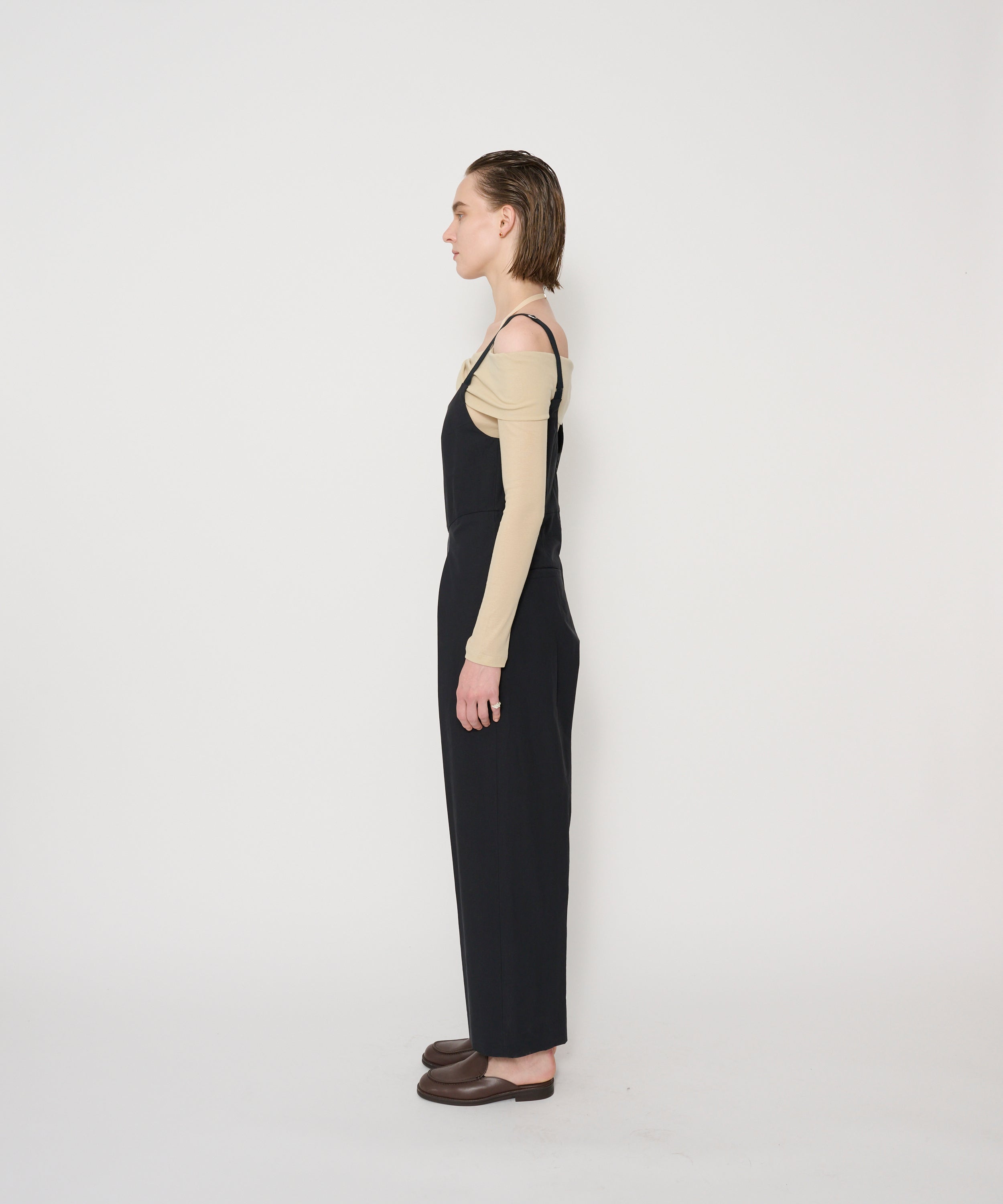 WASHED COTTON BROAD OVERALL