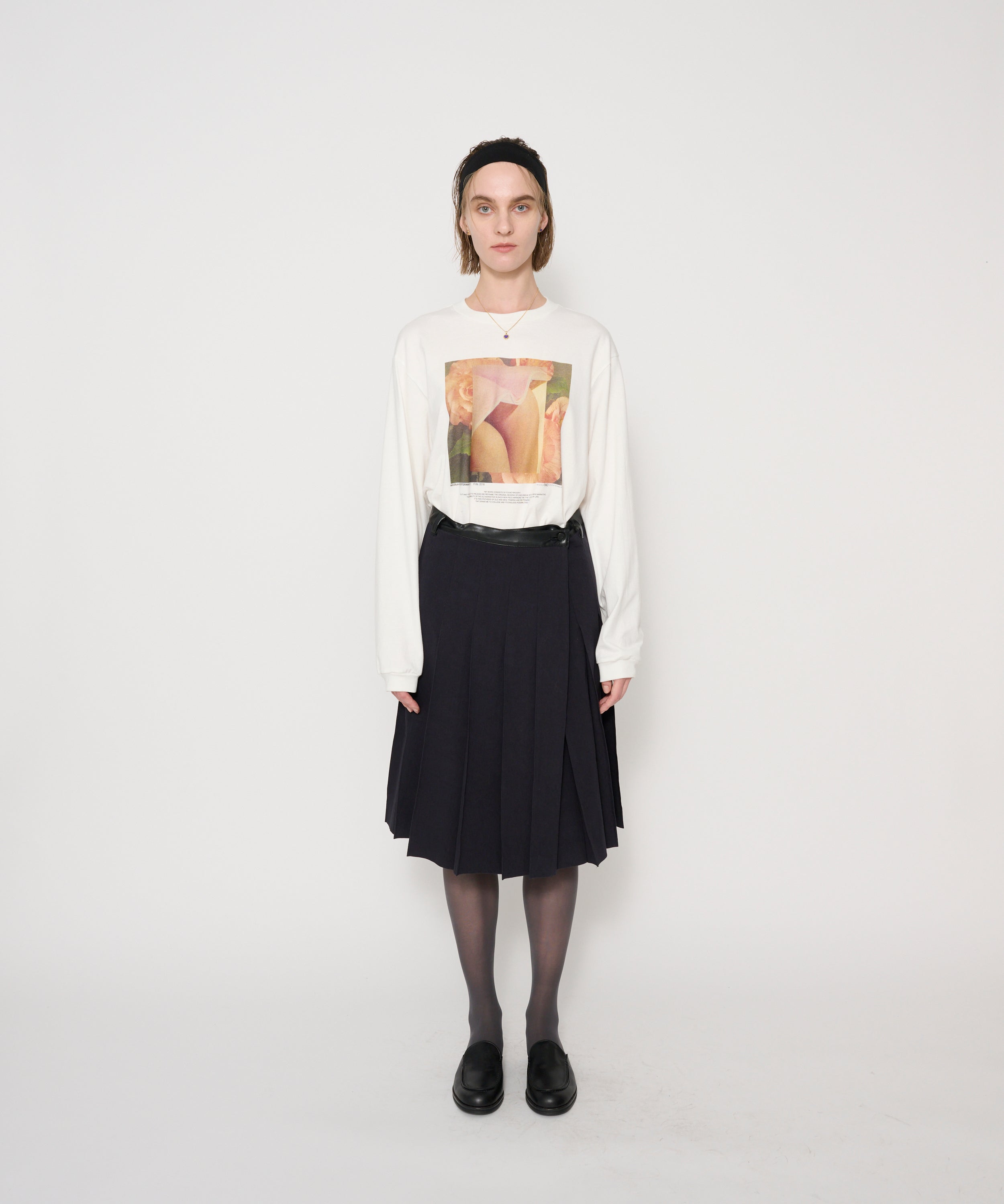 NICOLA KLOOSTERMAN FRILLS L/S T-SHIRT