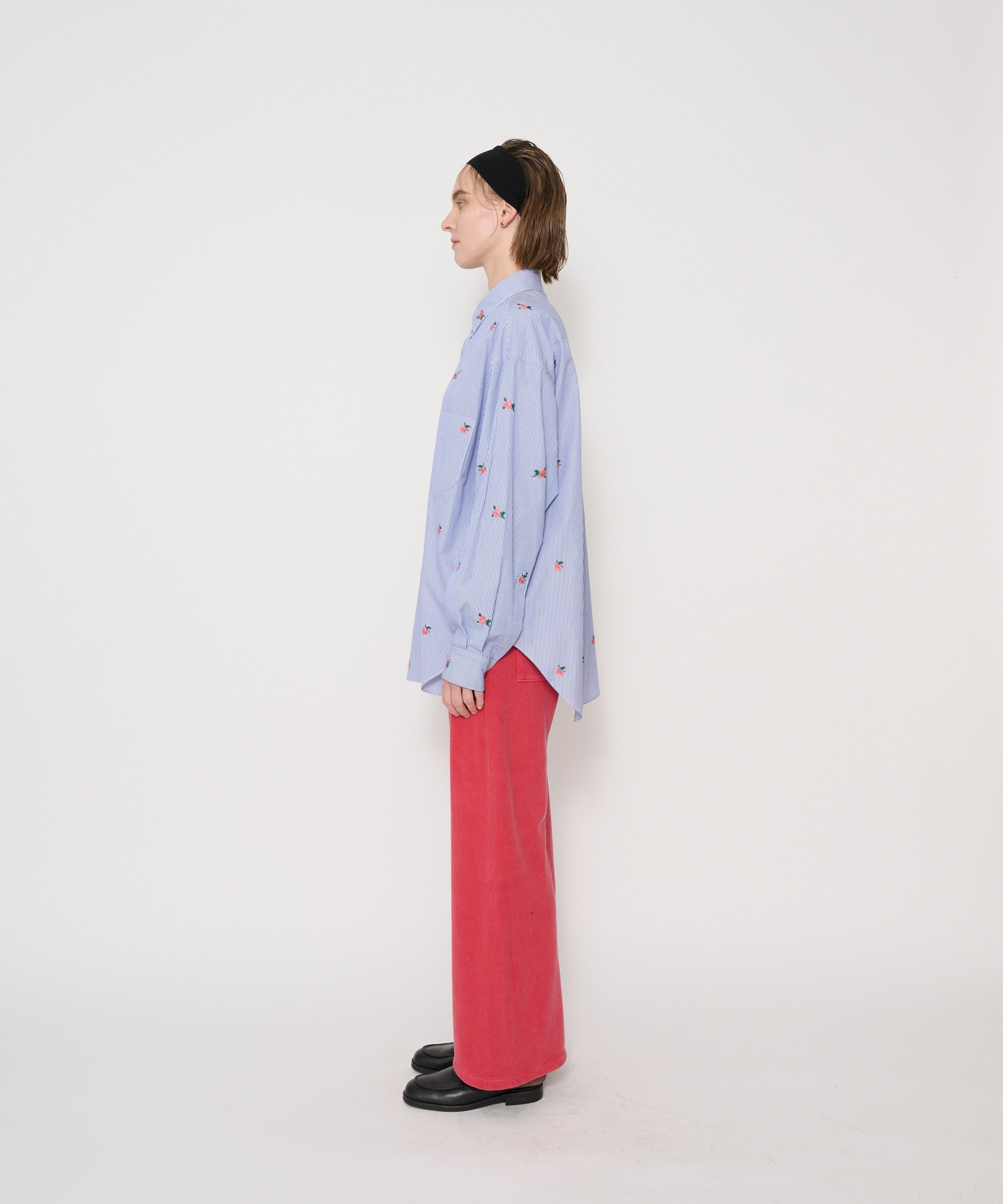 PIGMENT DYE COTTON FLEECE PANTS