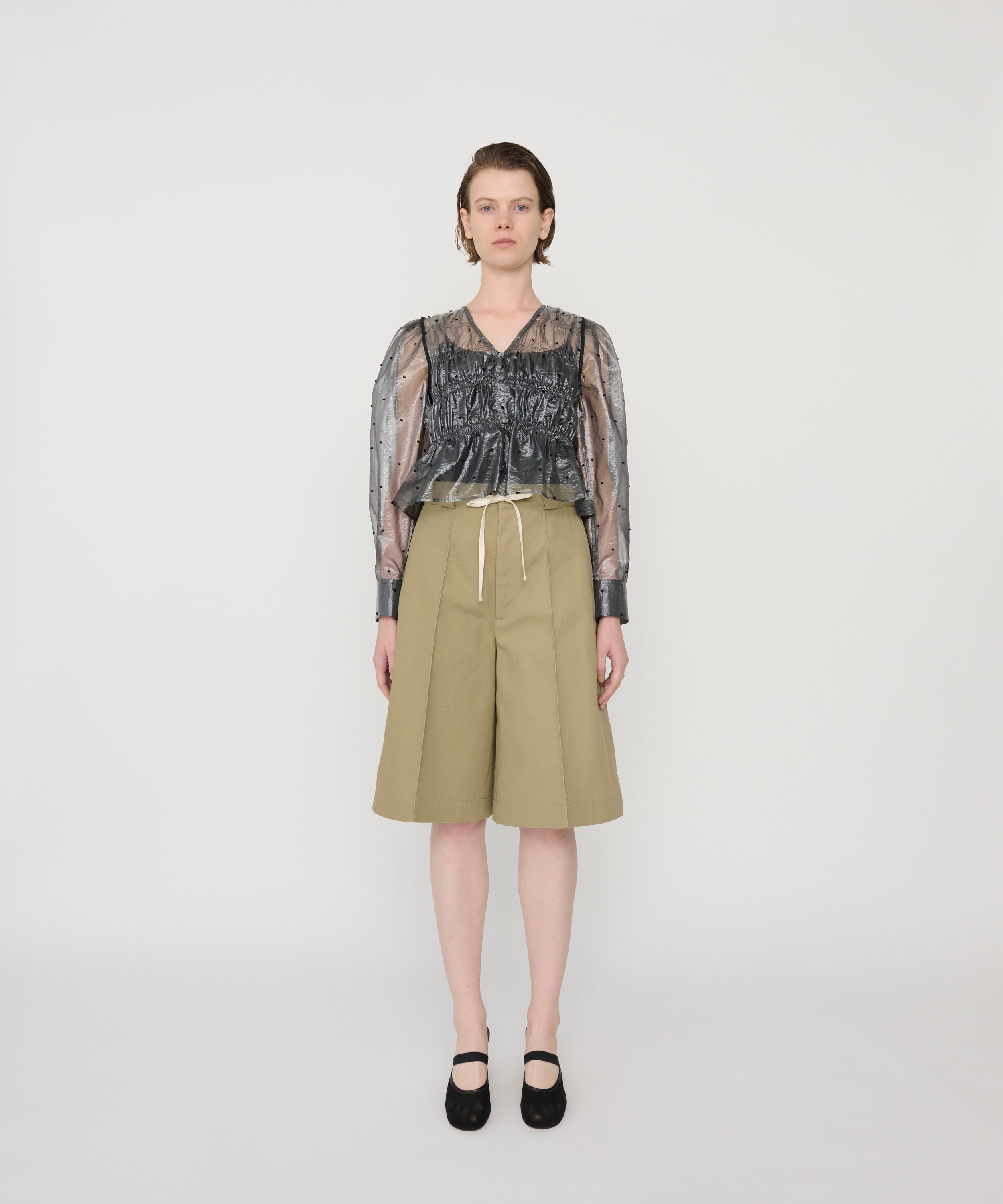 COTTON POLYESTER TWILL SHORT PANTS