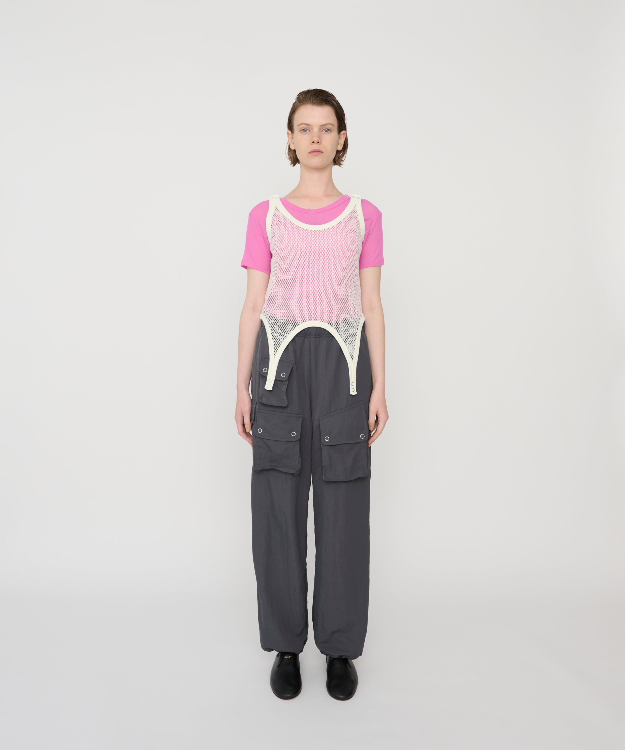 NYLON TWILL CARGO PANTS