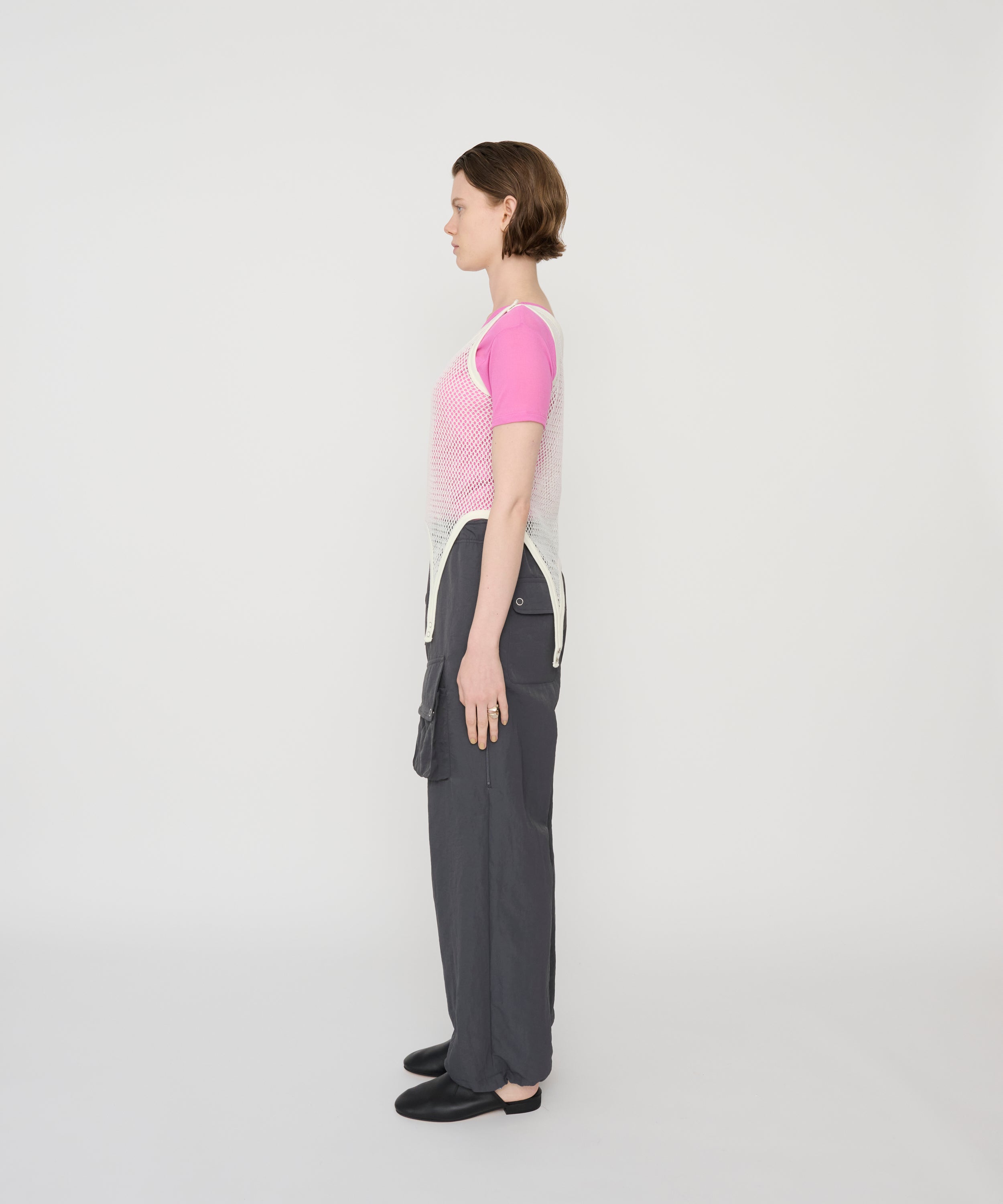 NYLON TWILL CARGO PANTS