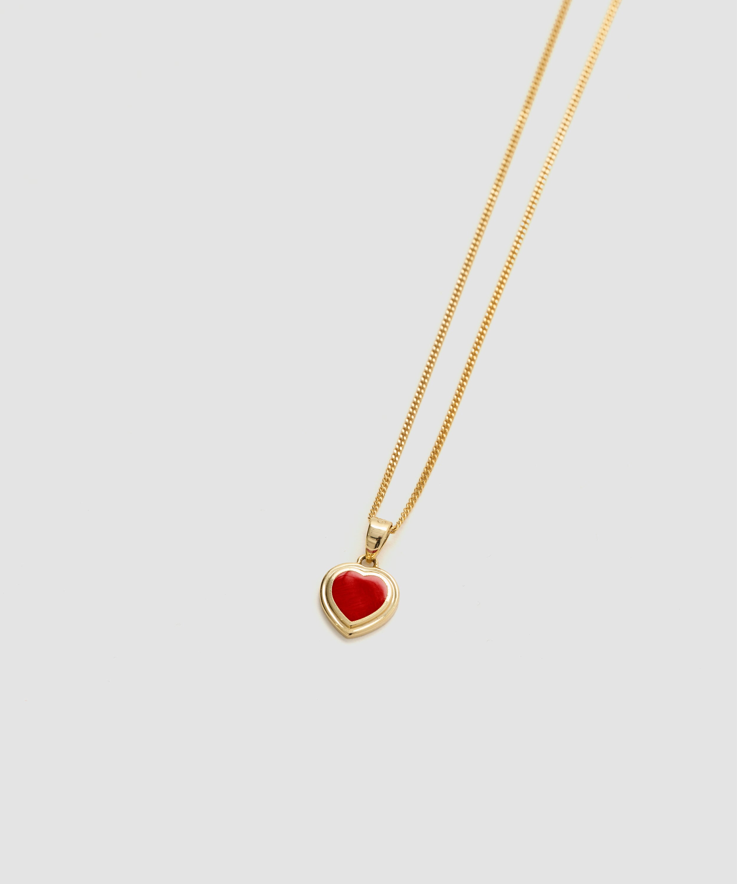 HEART NECKLACE GOLD PLATING