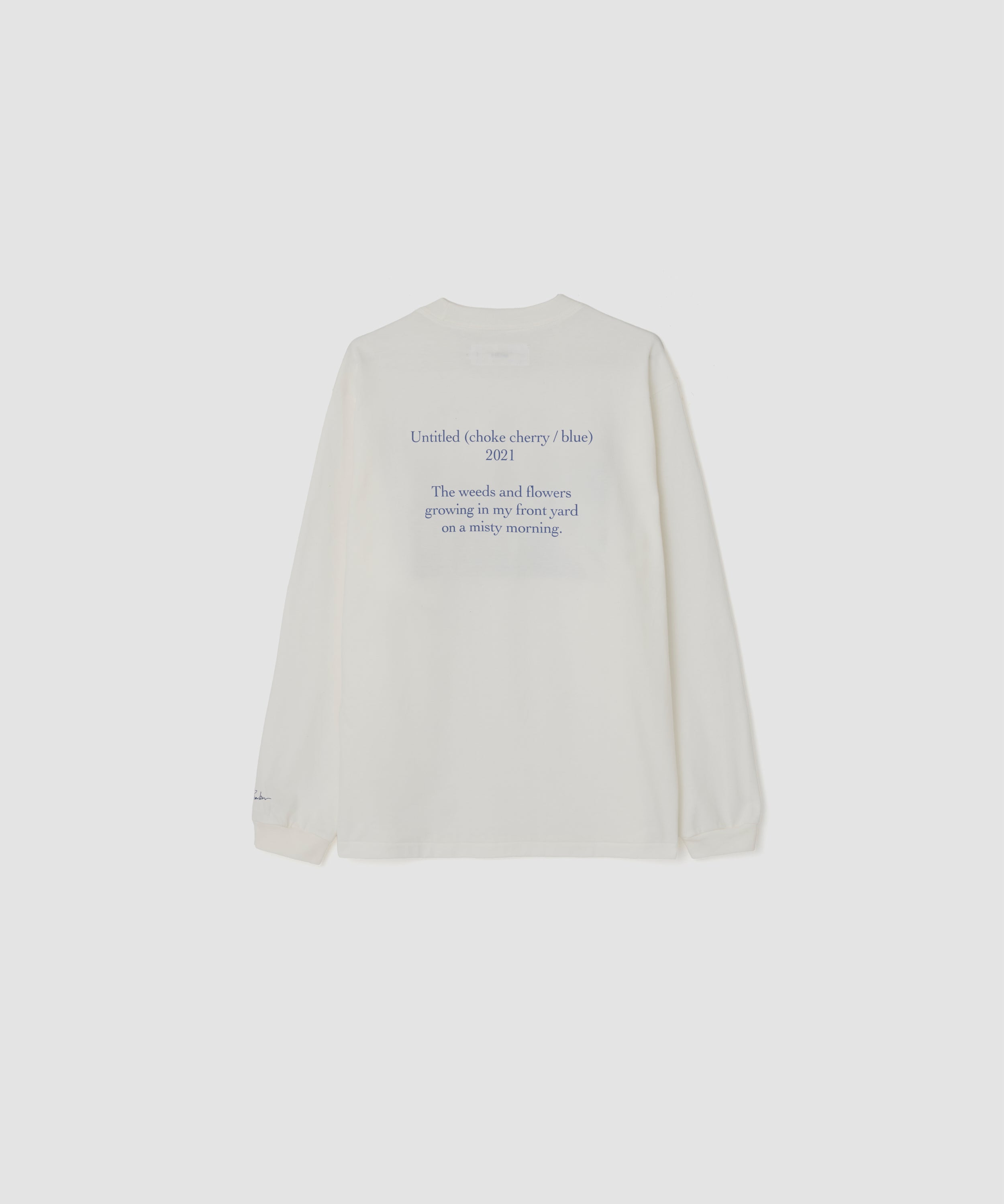 TIM BARBER choke cherry / blue L/S T-SHIRT