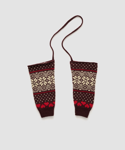 3G FAIR ISLE KNIT ARM WARMER