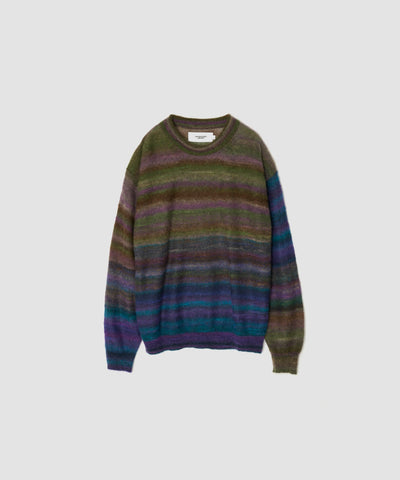 7G GRADATION CREW SWEATER