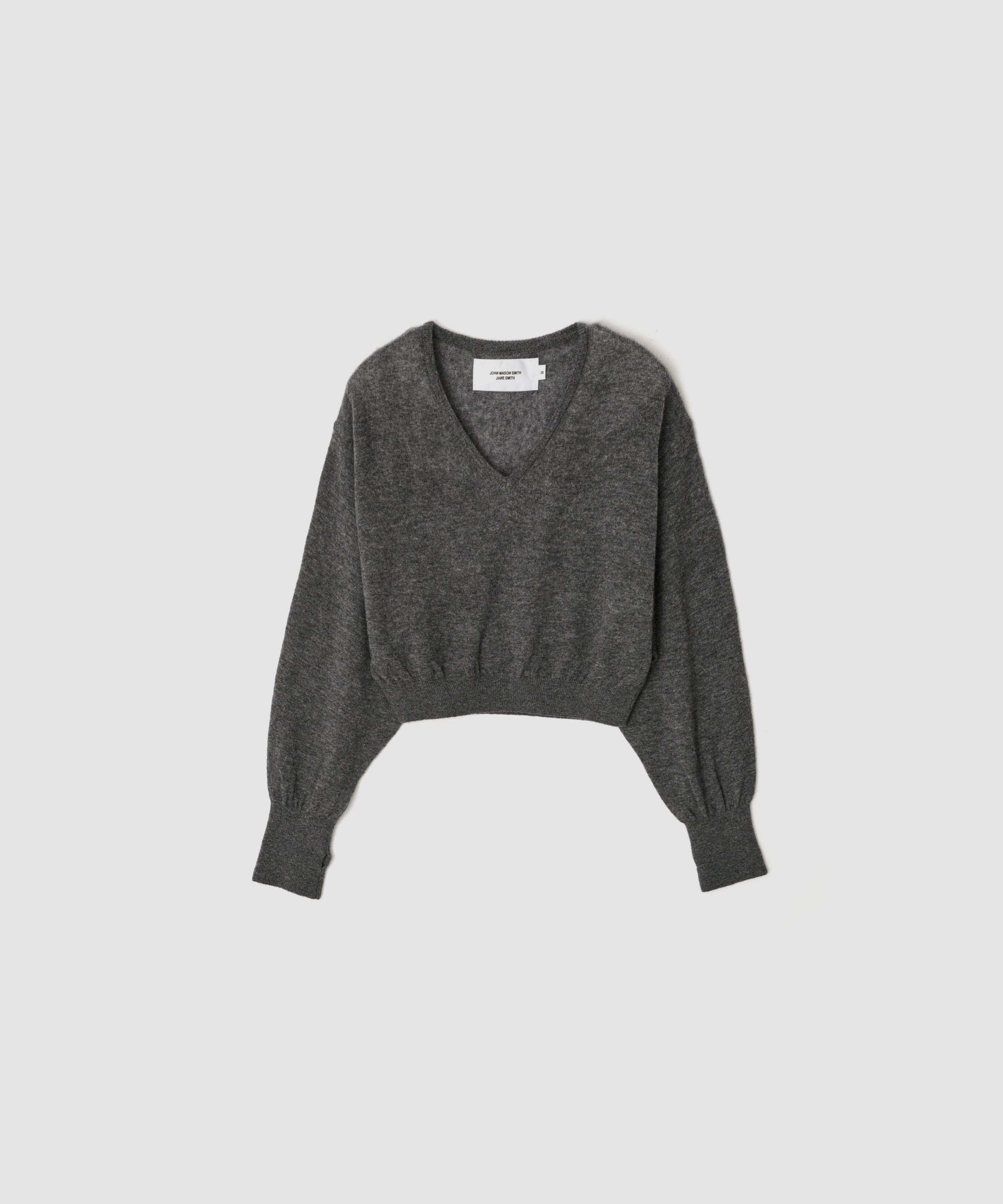 12G CASHMERE V NECK SHORT PULLOVER