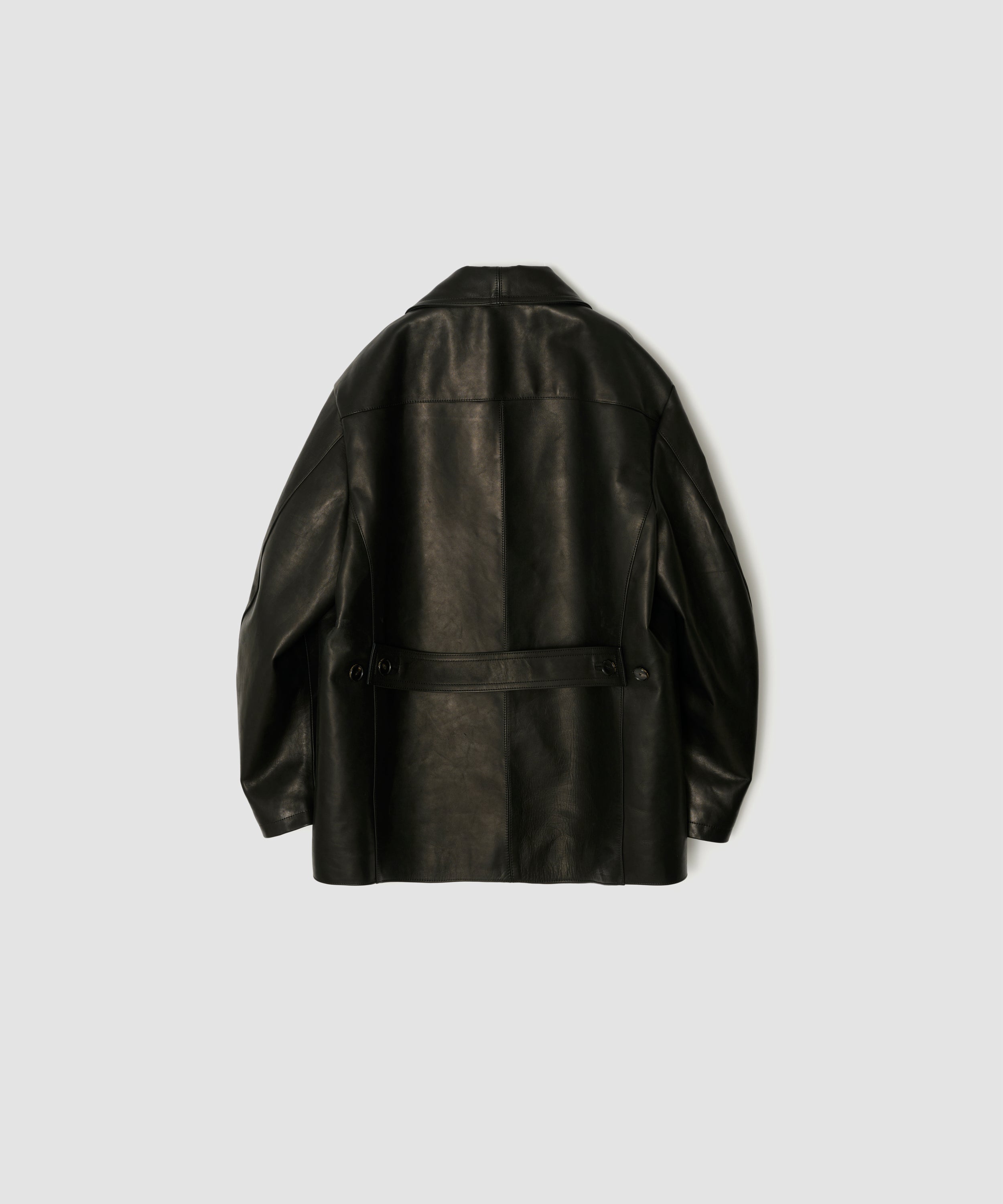 【予約商品】JANE HORSE LEATHER PUBLIC OFFICER LEATHER HALF COAT