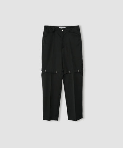 WOOL DOESKIN DETACHABLE PANTS