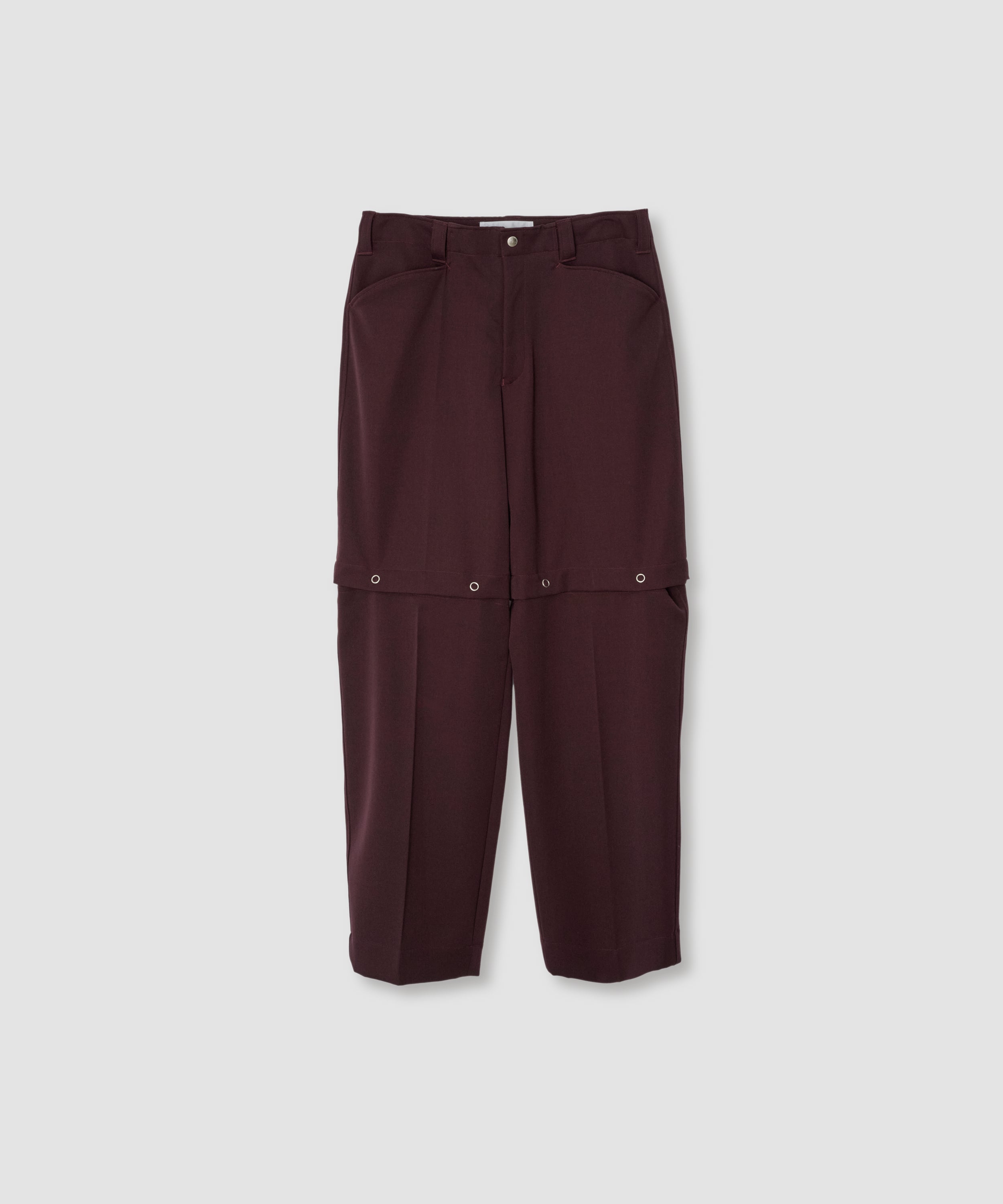 WOOL DOESKIN DETACHABLE PANTS