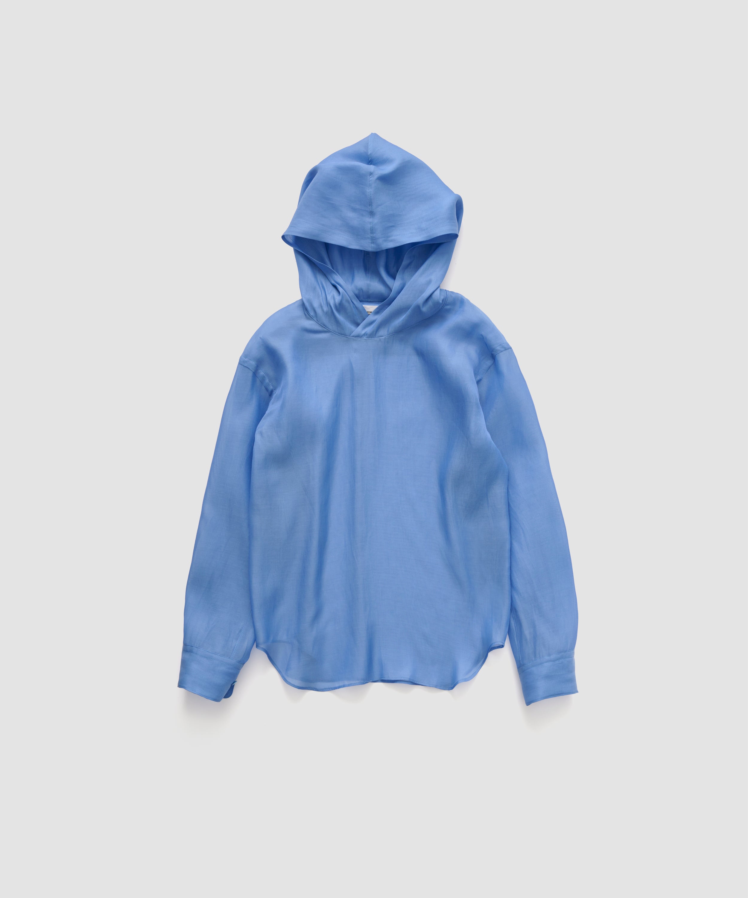 COTTON SILK ORGANDY P/O HOODIE