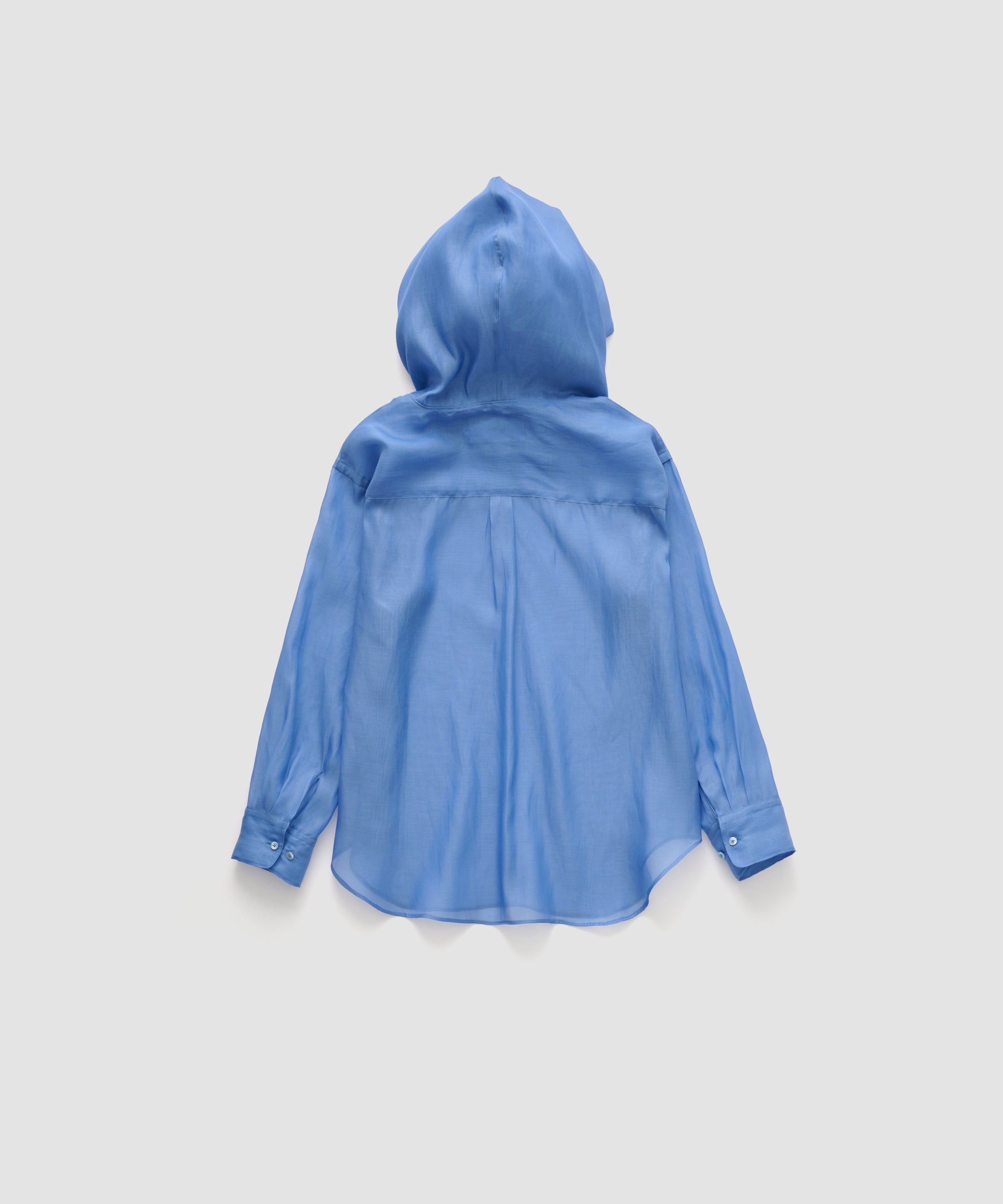 COTTON SILK ORGANDY P/O HOODIE