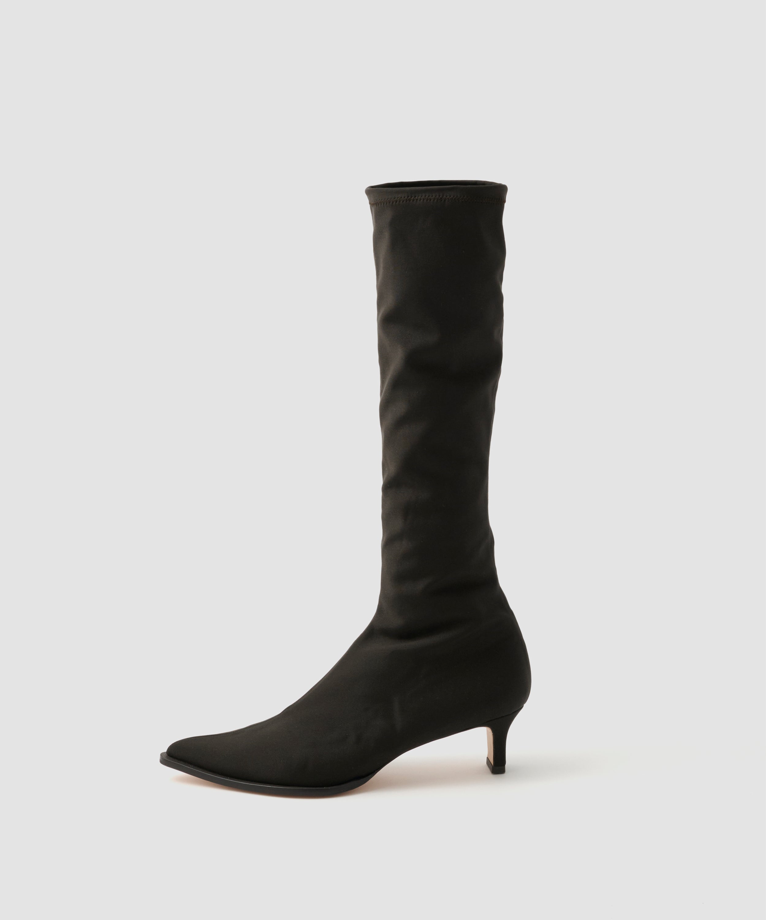 POINTED TOE STRETCH LONG BOOTS