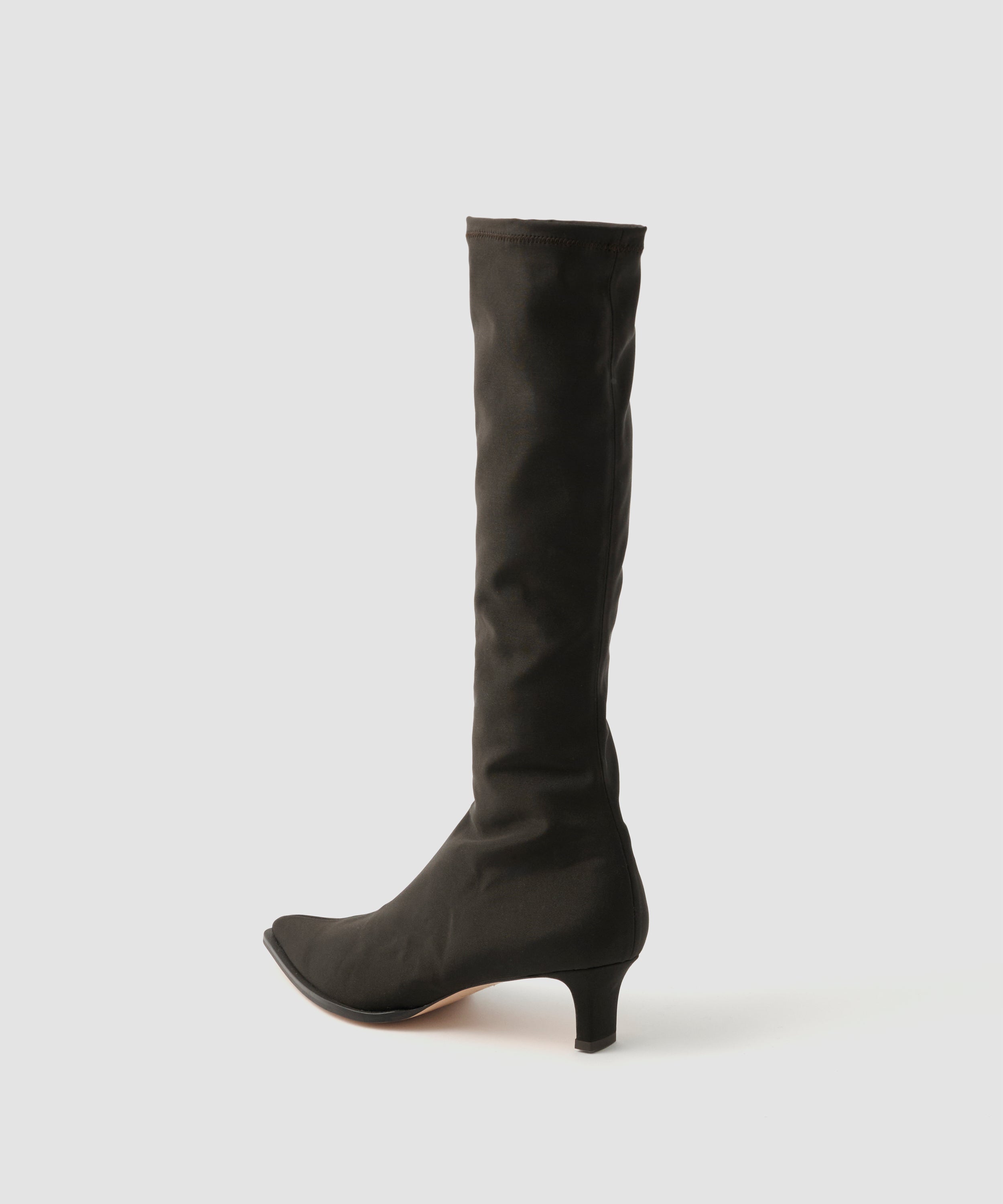 POINTED TOE STRETCH LONG BOOTS