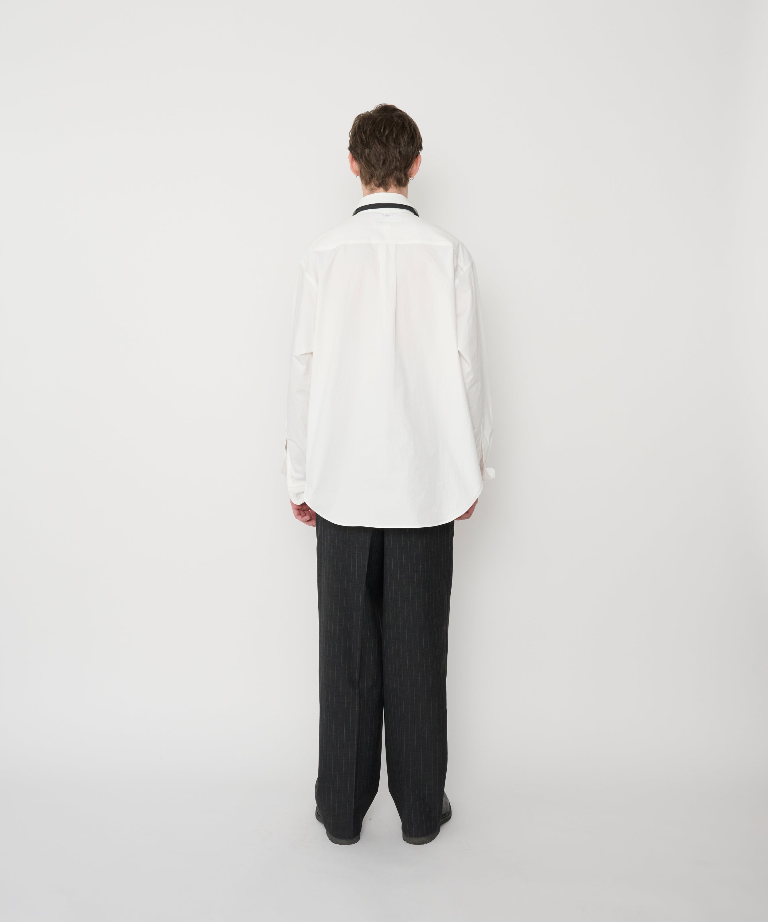 WASHED COTTON BROAD WIRE SHIRT