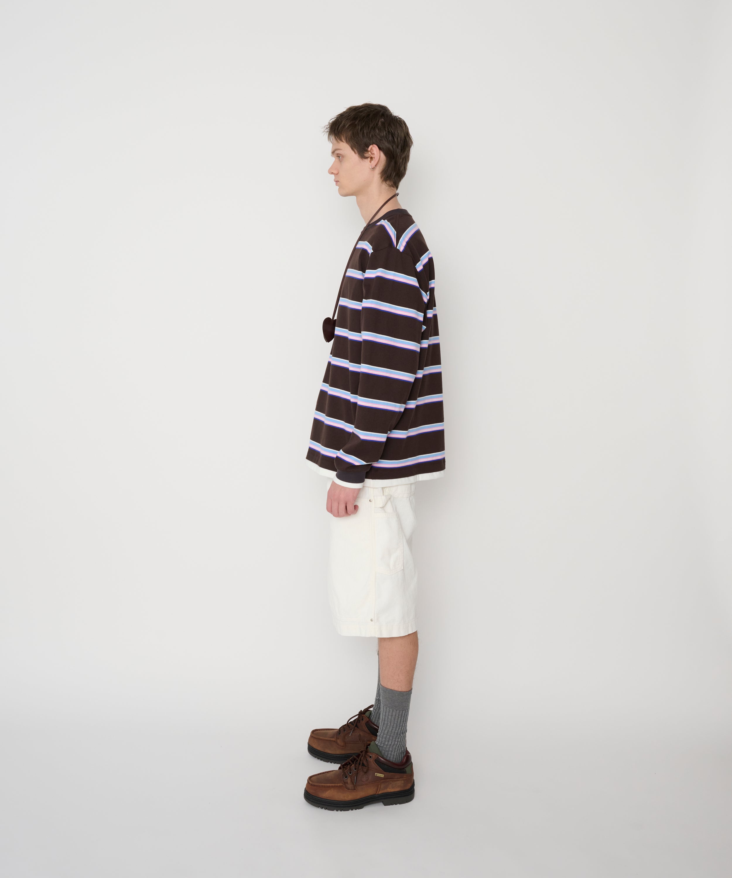 8W COTTON CORDUROY DOUBLE KNEE SHORTS