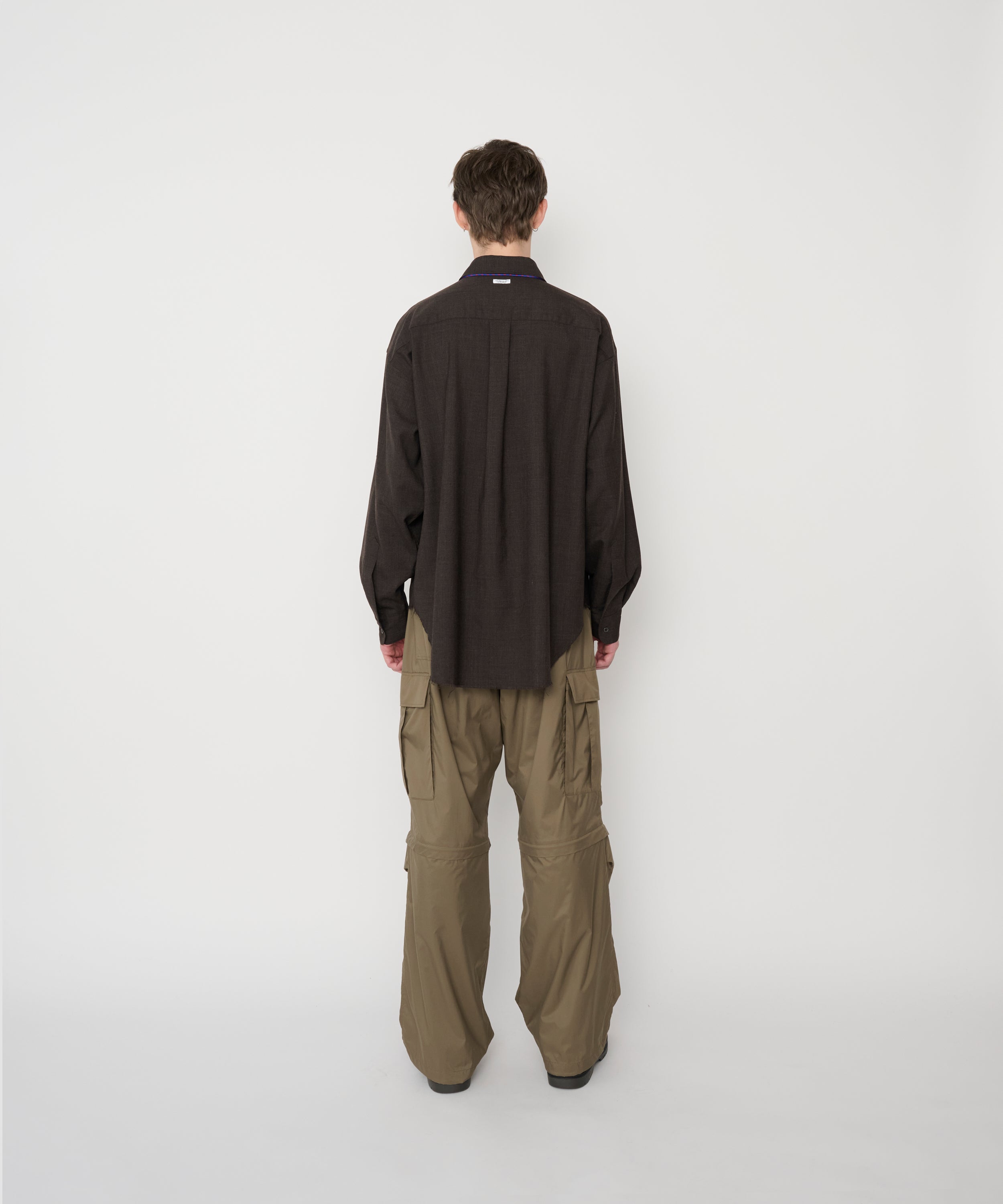 WASHABLE WOOL TROPICAL REGULAR SHIRT