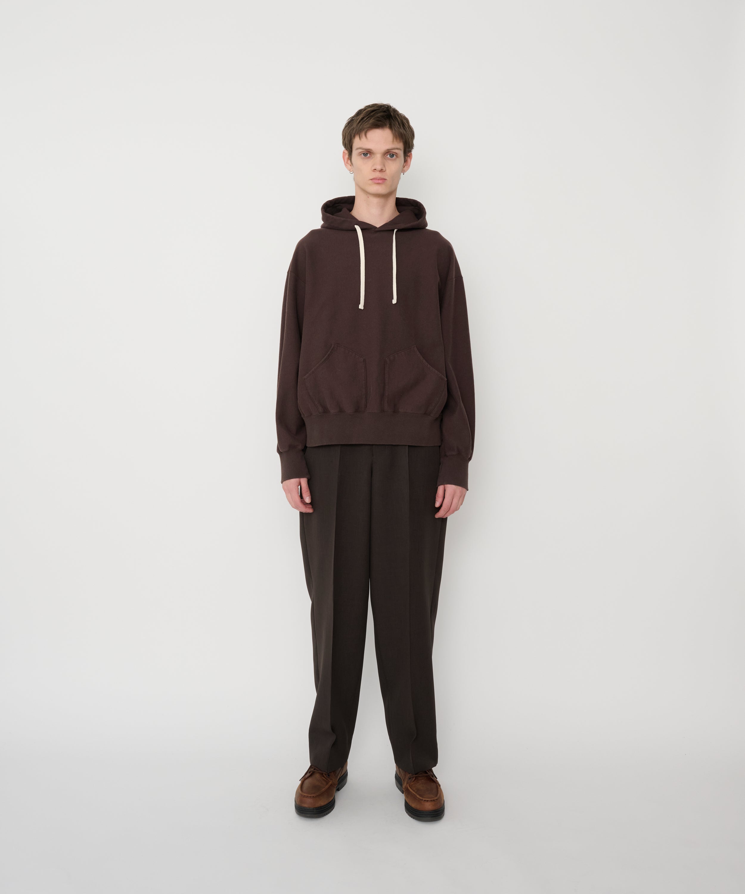 FROSTING COTTON FLEECE PULLOVER PARKA