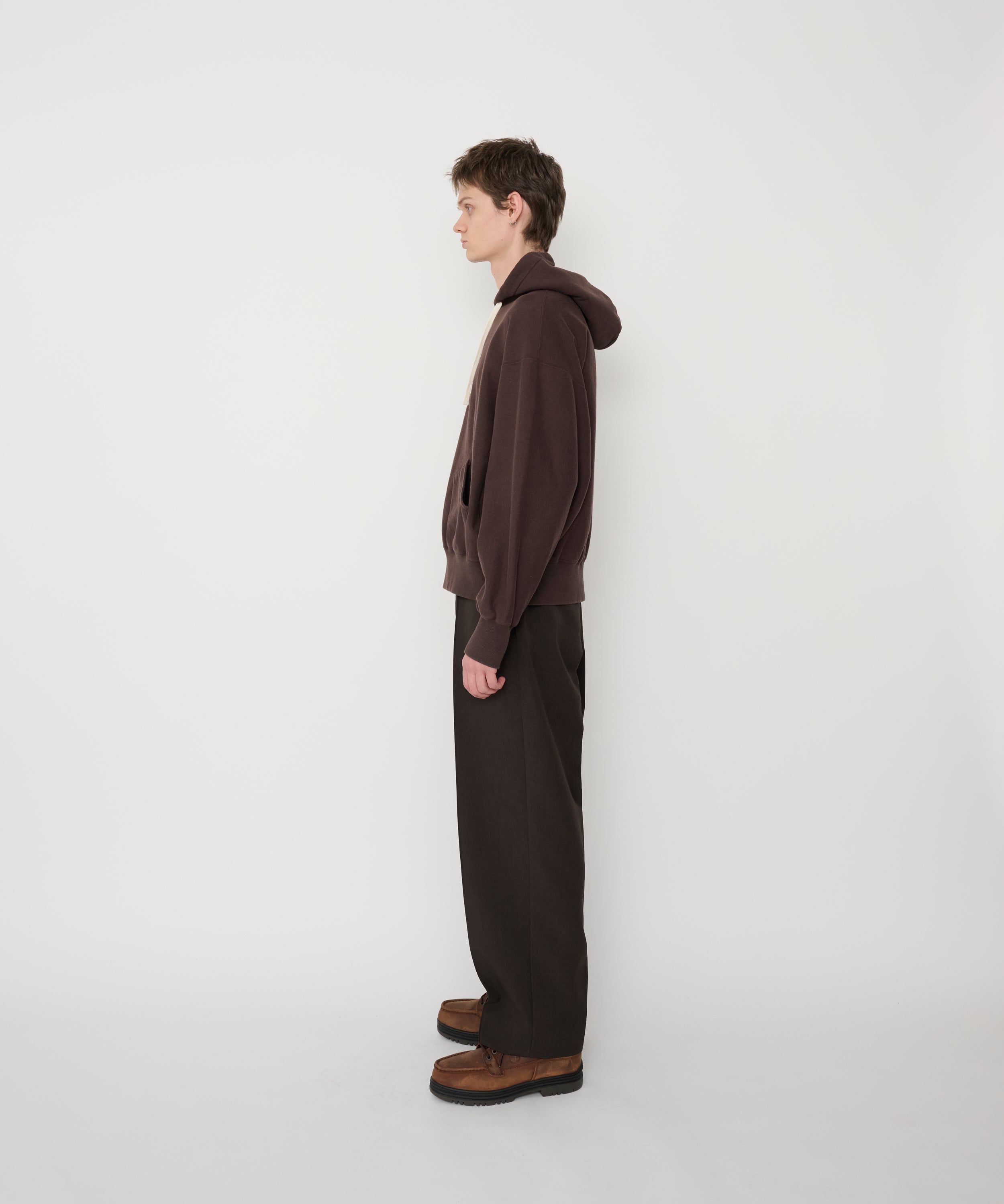 FROSTING COTTON FLEECE PULLOVER PARKA
