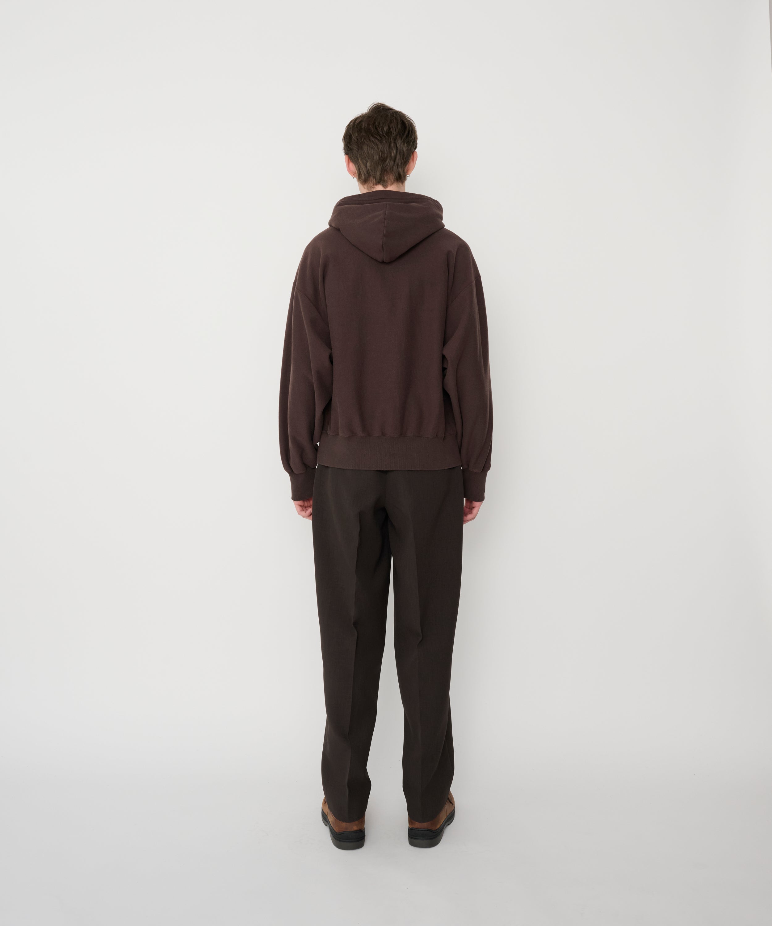 FROSTING COTTON FLEECE PULLOVER PARKA