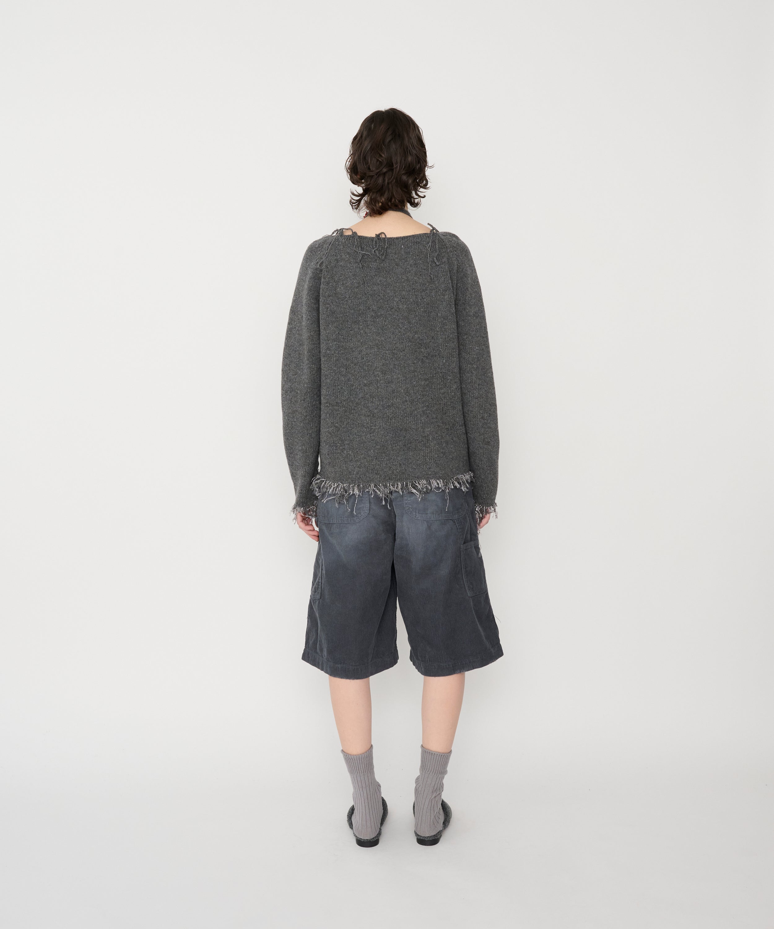 8W COTTON CORDUROY DOUBLE KNEE SHORTS