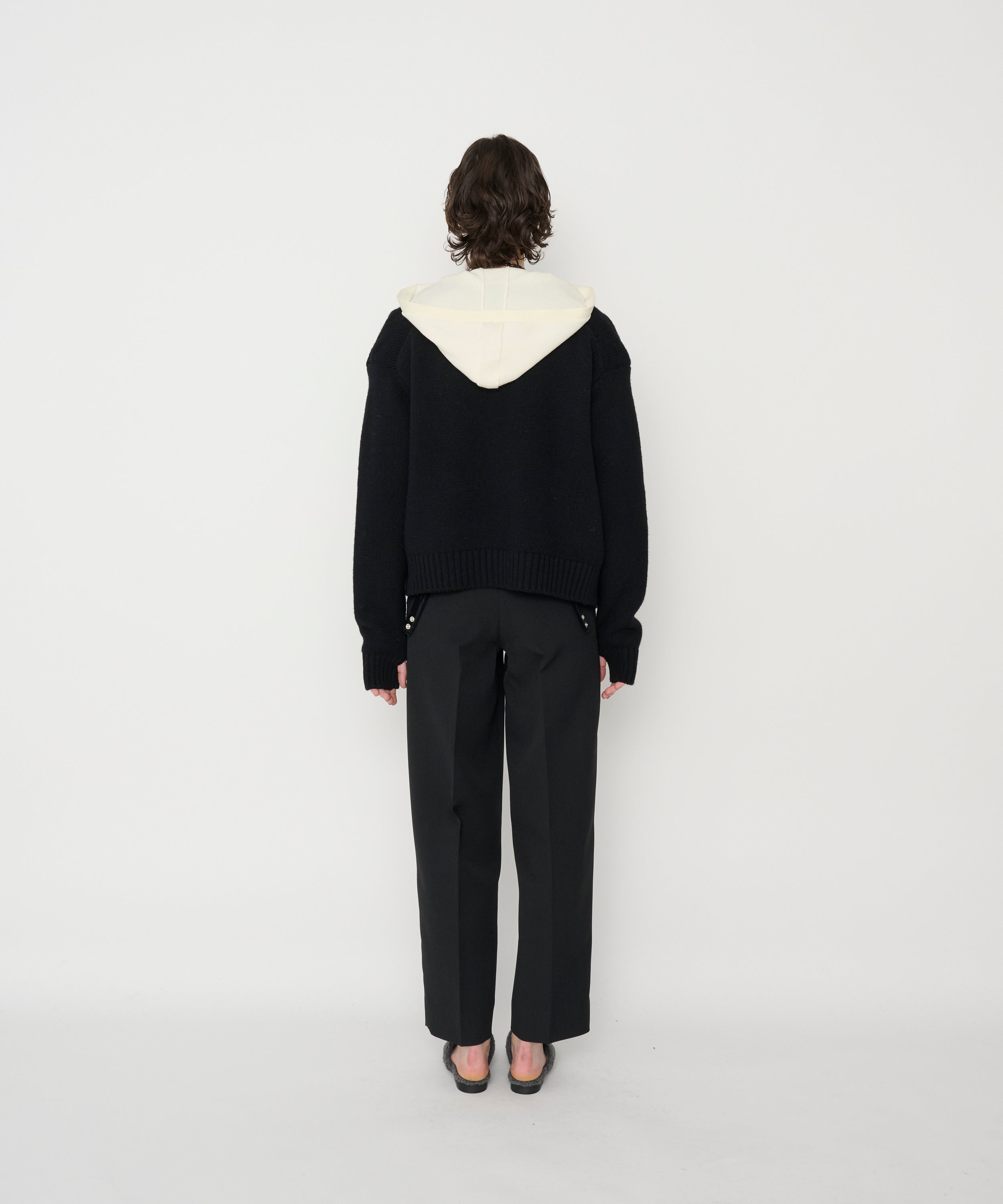 5G PLAIN STITCH AND CROCHET JACKET CARDIGAN