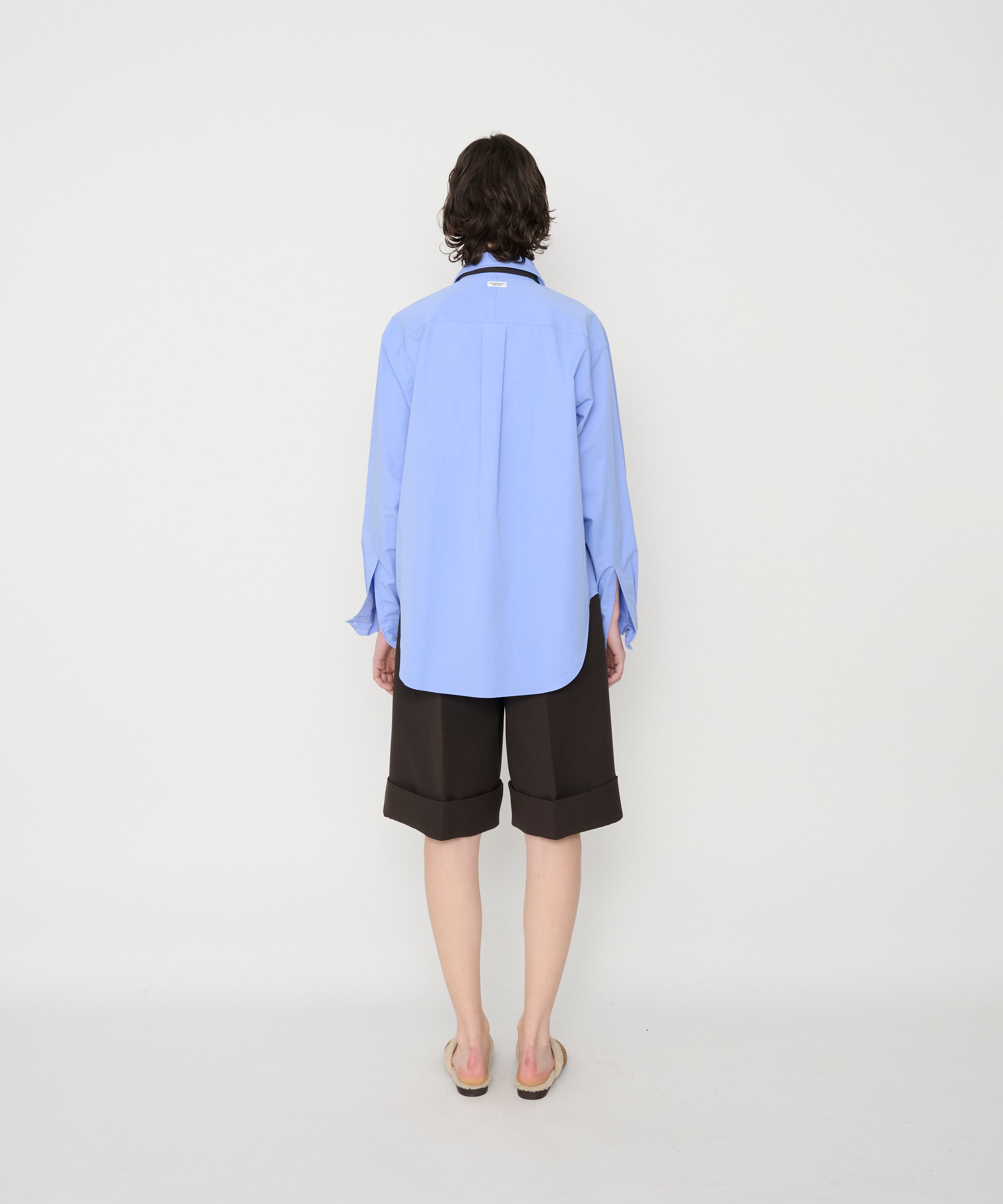 WASHED COTTON BROAD WIRE SHIRT