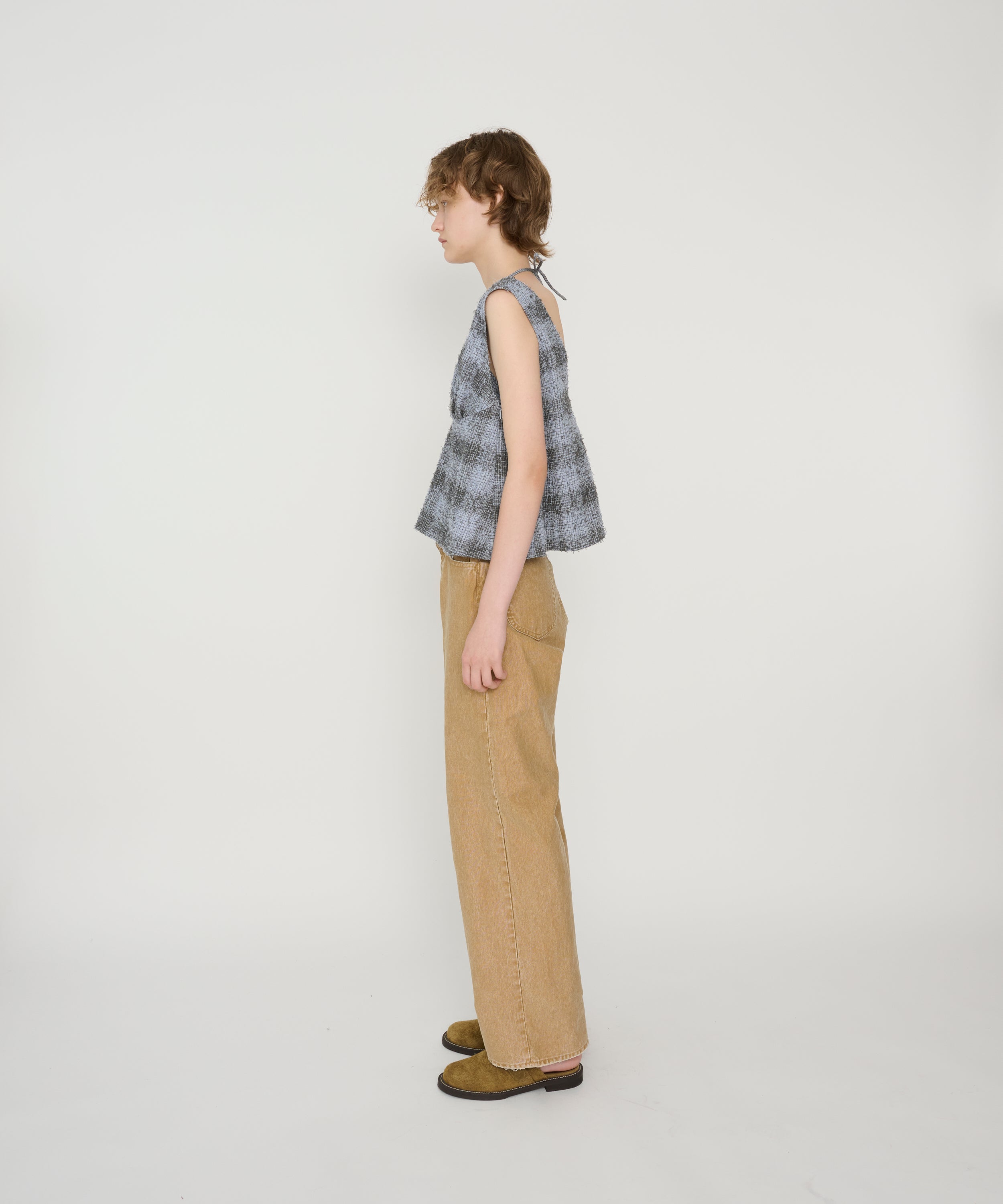 SULFUR DYE HEAVY DUCK CLOTH 5 POCKET PANTS