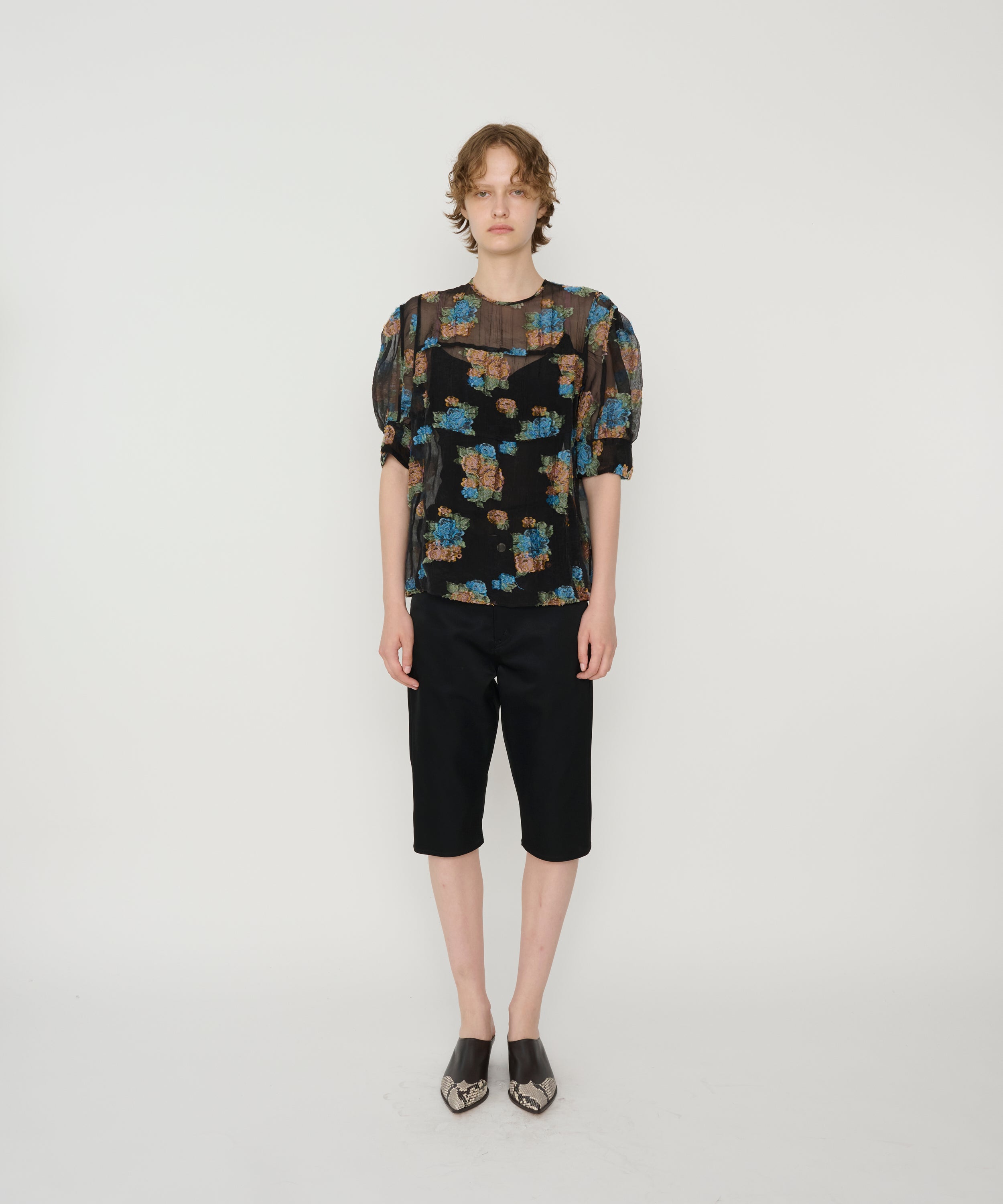 COW LEATHER RAM PYTHON WESTERN MULE