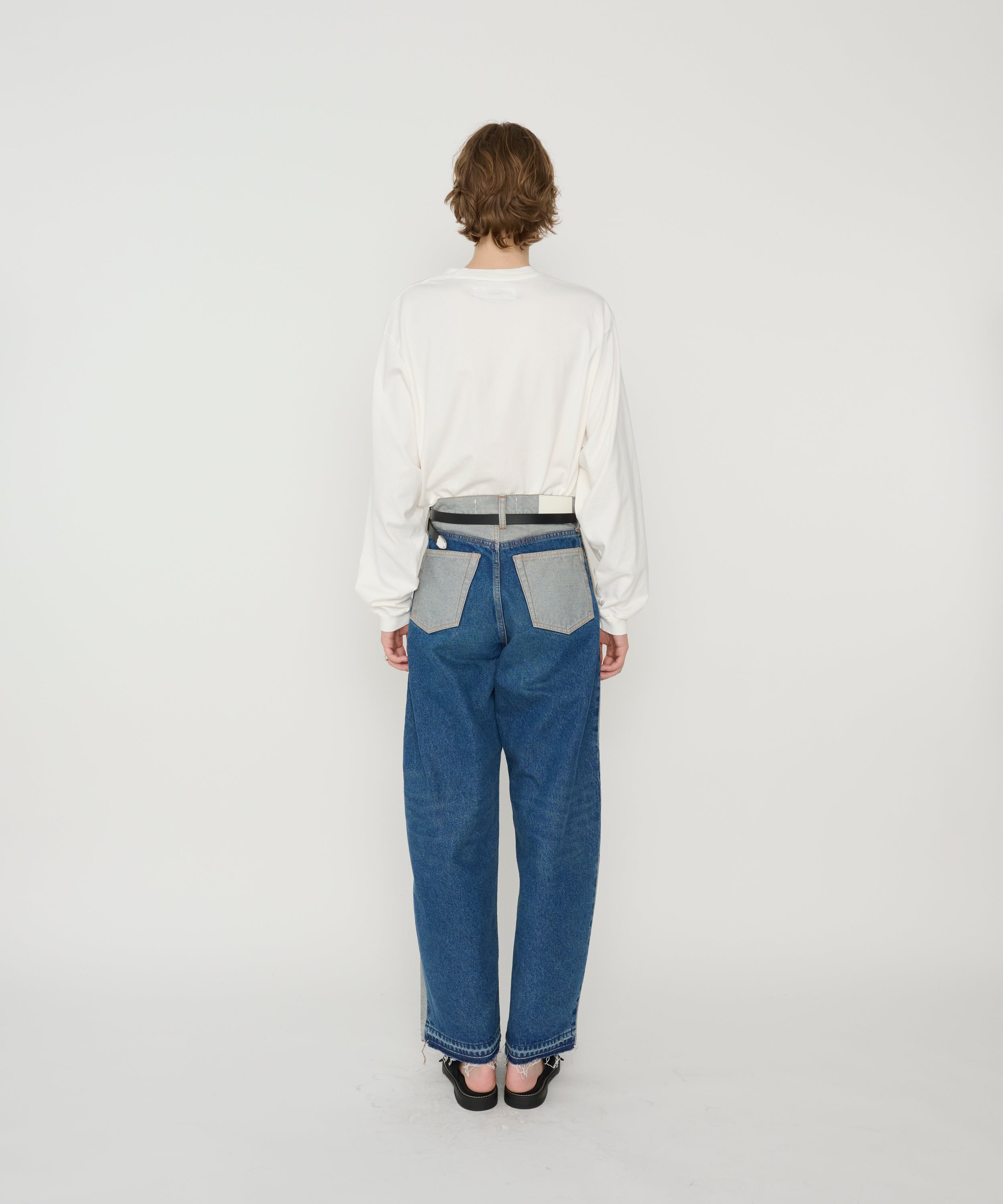 12.5oz DENIM INSIDE OUT 5 POCKET PANTS