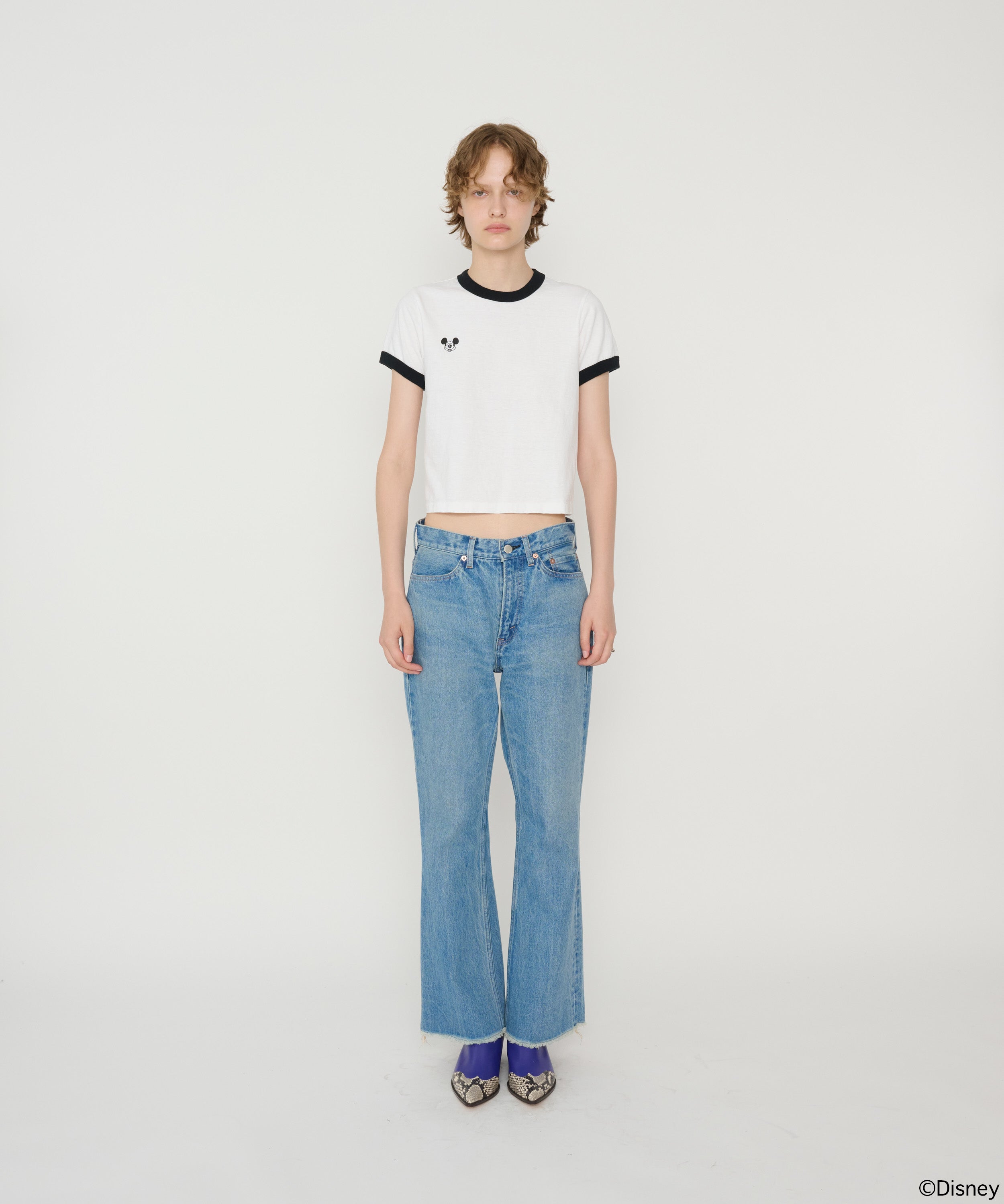MICKEY FACE RINGER T-SHIRT