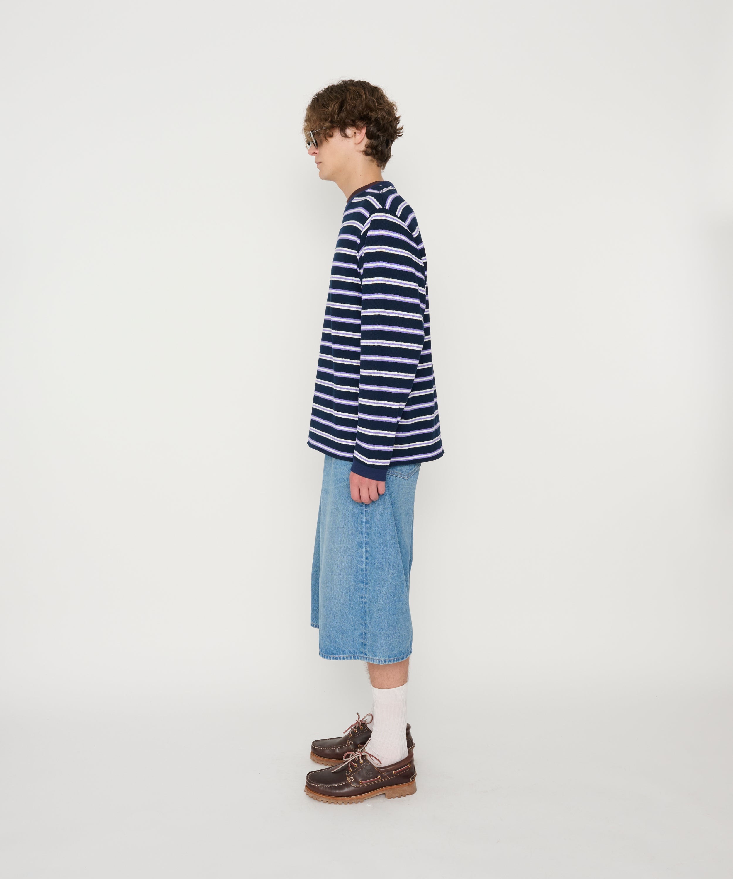 COTTON PIQUE L/S T-SHIRT