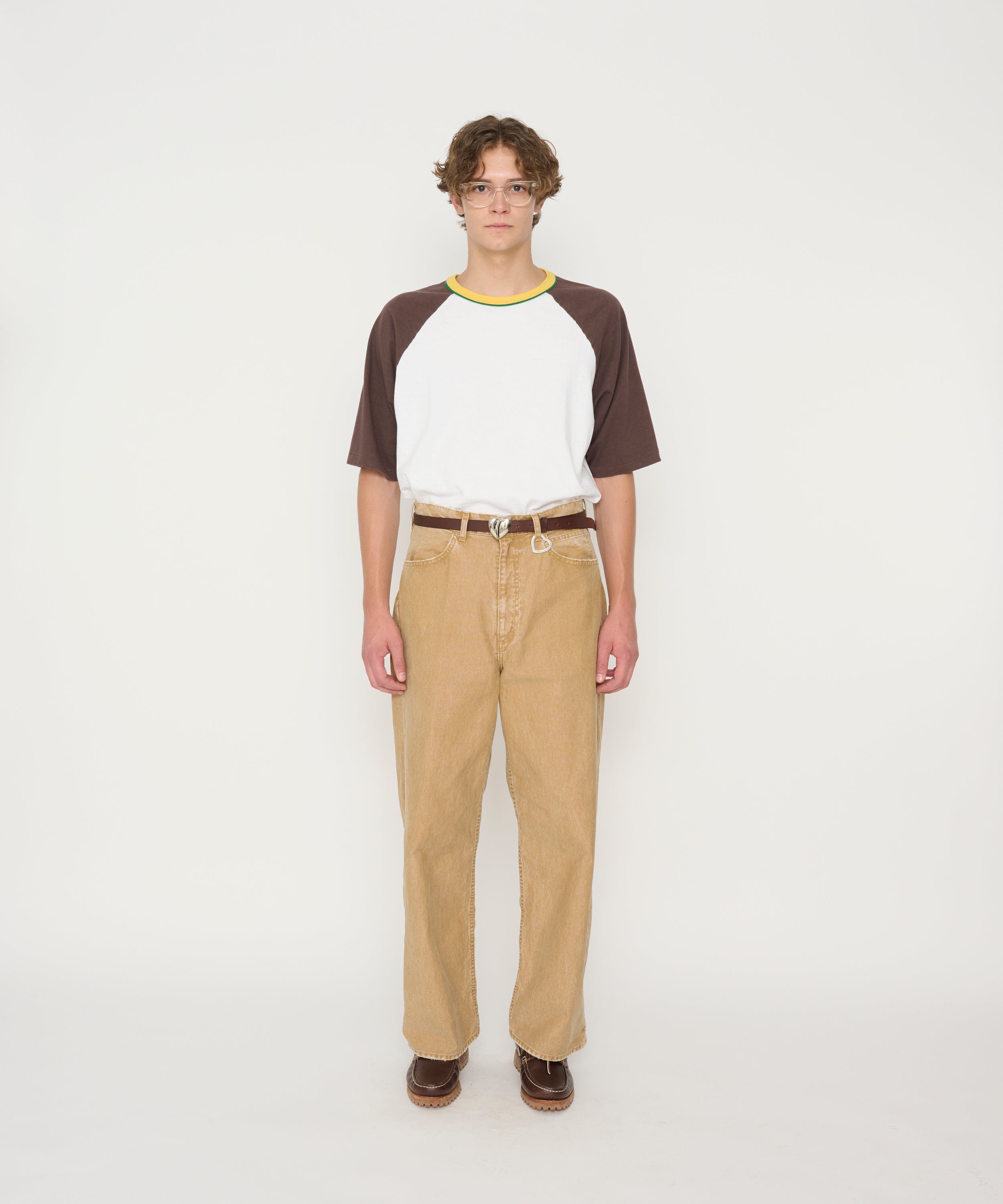 SULFUR DYE HEAVY DUCK CLOTH 5 POCKET PANTS
