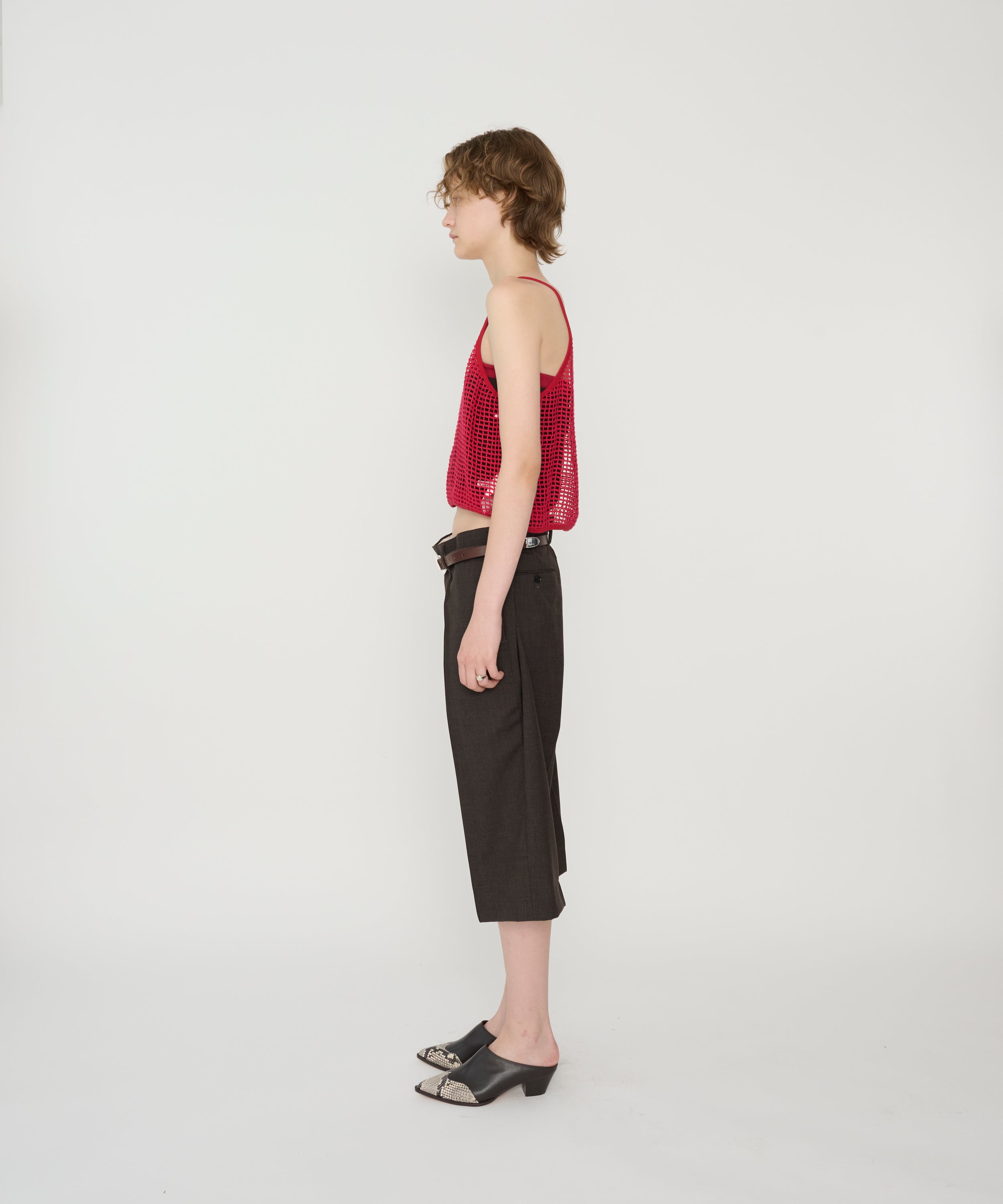 SQUARE MESH CAMISOLE